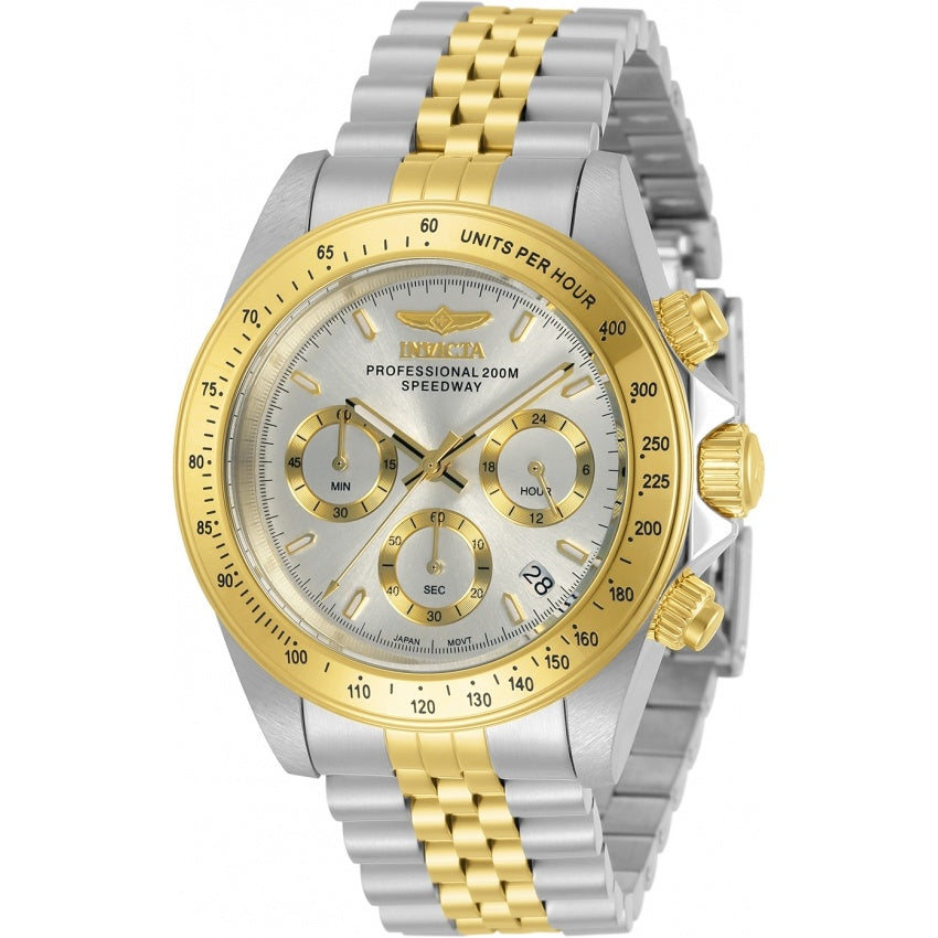 Invicta Quartz Speedway Silver Dial Men's Watch 30991