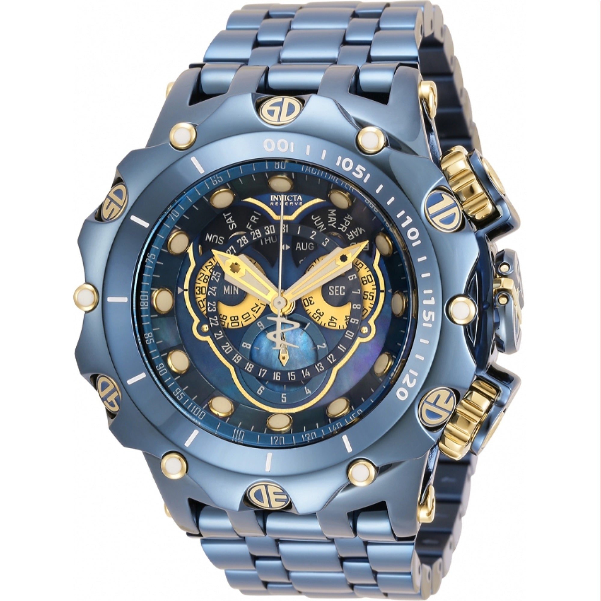 Invicta  Quartz Reserve Venom Blue Dial Men's Watch 33333