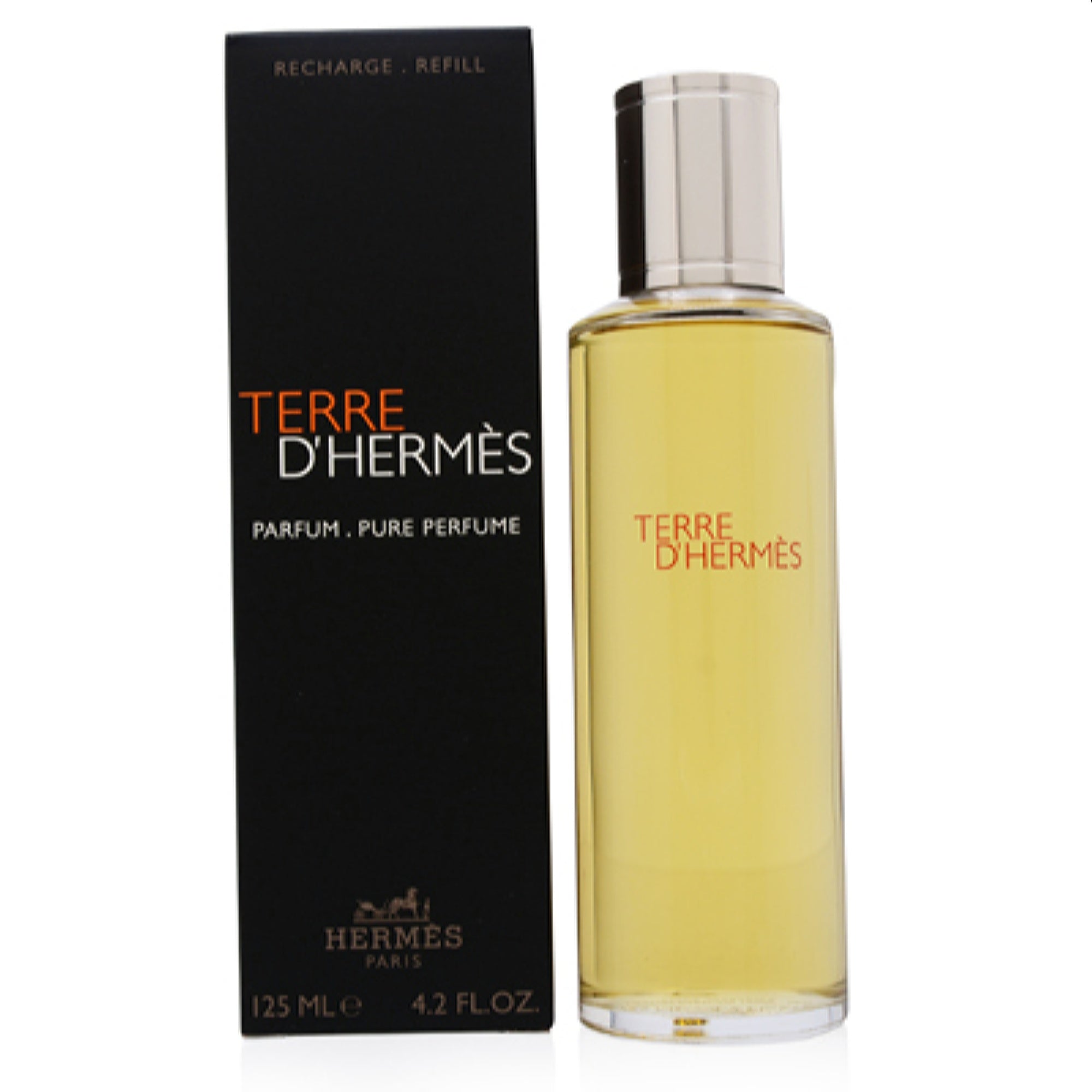 Hermes Men's Terre D'Hermes Hermes Perfume Refill 4.2 Oz (125 Ml)  3346130009856