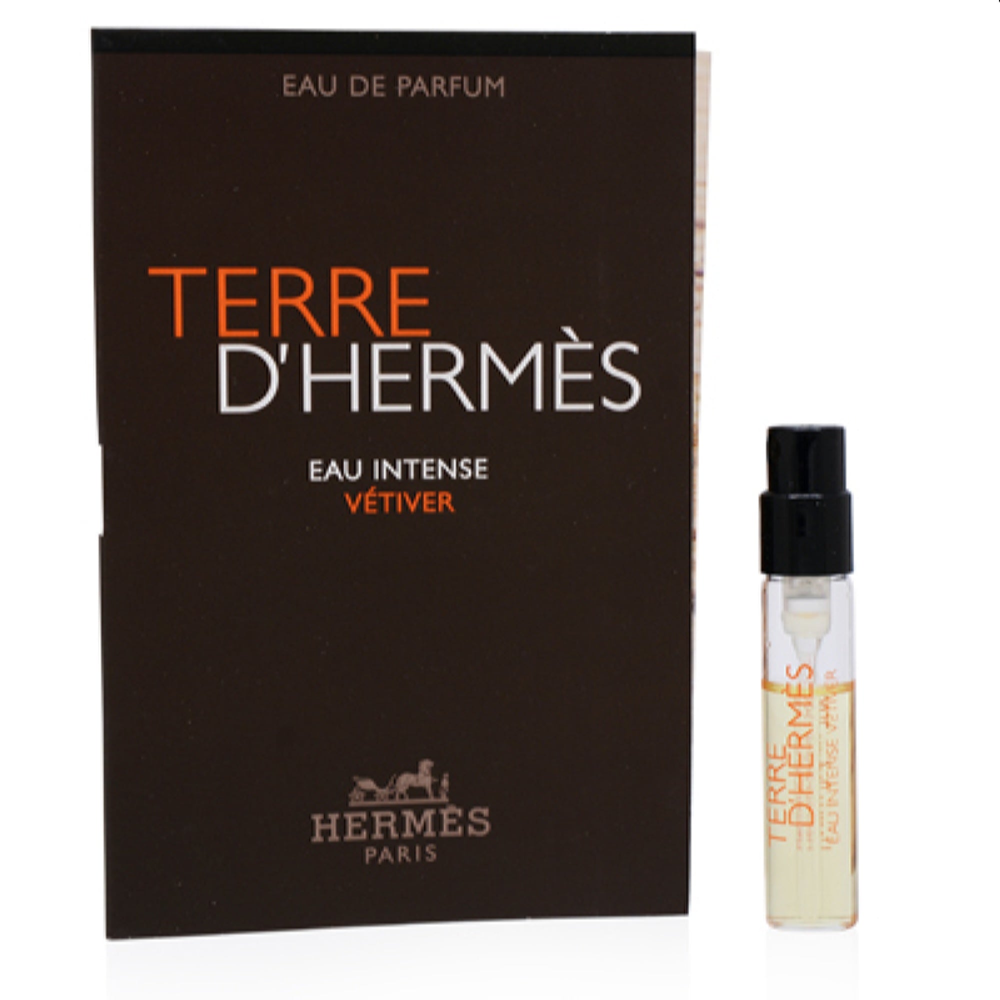 Hermes Men's Terre D'Hermes Eau Intense Vetiver Hermes Edp Spray Vial 0.06 Oz (2.0 Ml)  3346131432912