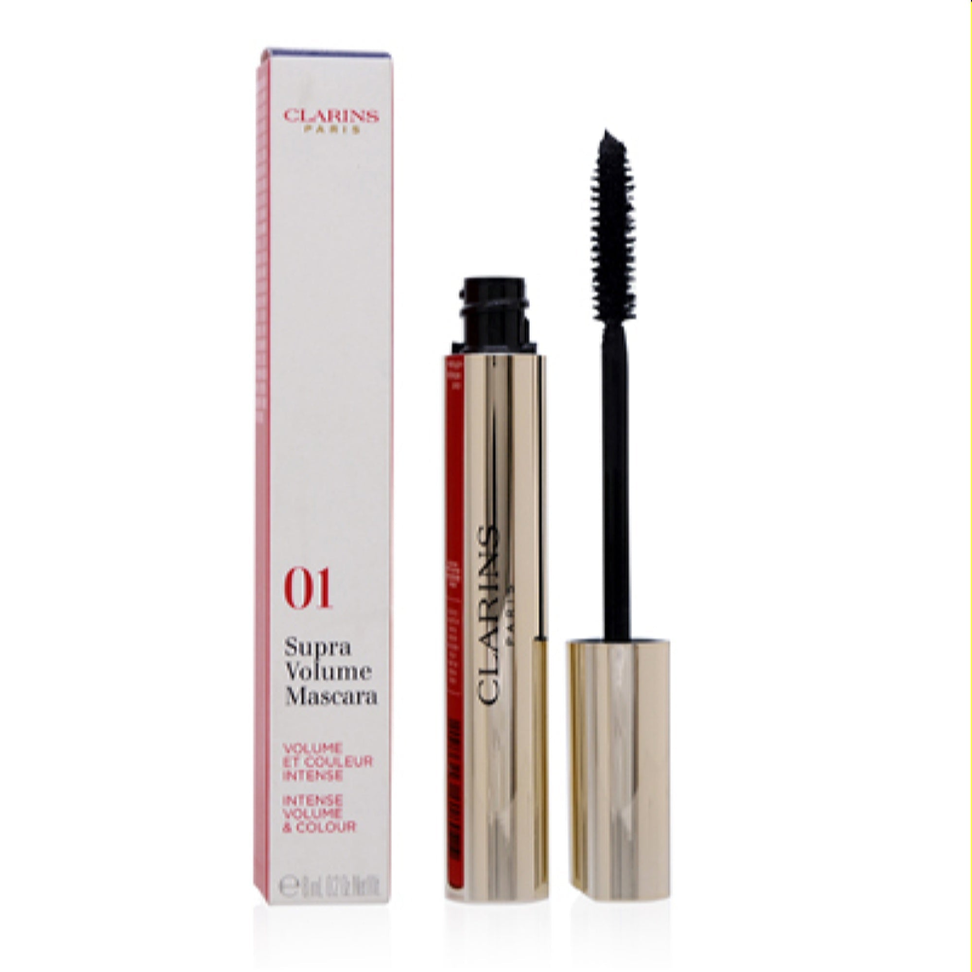 Clarins  Clarins  01 Supra Volume Mascara Black 0.25 Oz (7 Ml) 3380810313741