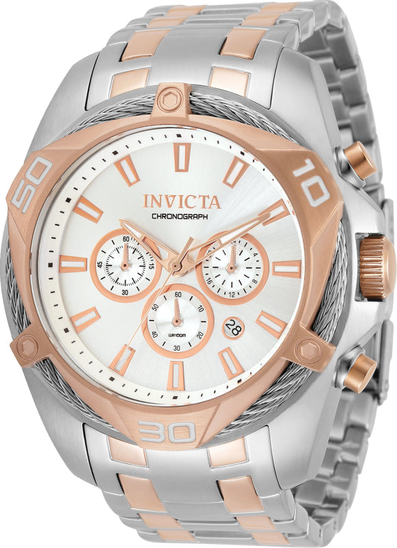 Invicta Quartz Bolt Silver Dial Men's Watch 34134