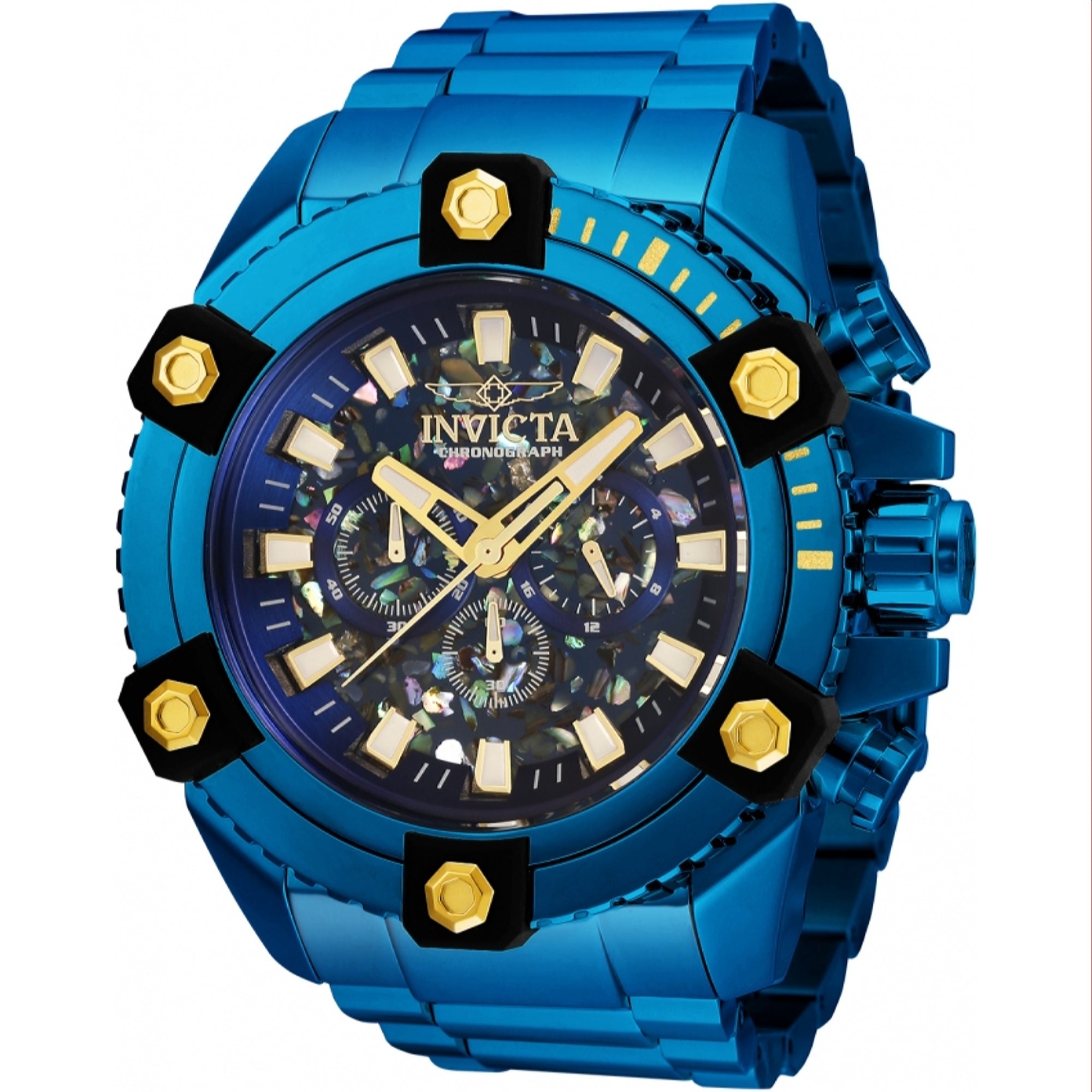 Invicta Coalition Forces Quartz Blue Dial Men's Watch 35977