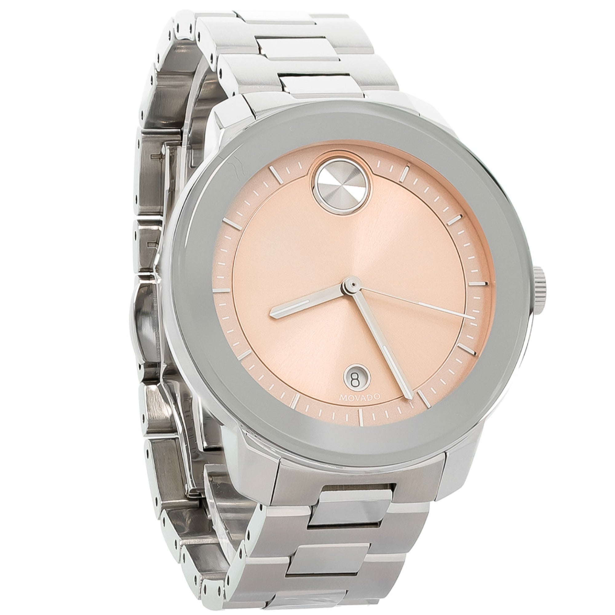 Movado Bold Verso Quartz Pink Dial Women's Watch 3600748