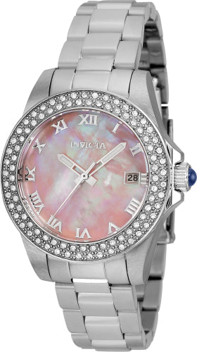Invicta Quartz Angel Pink Dial Women's Watch 36070