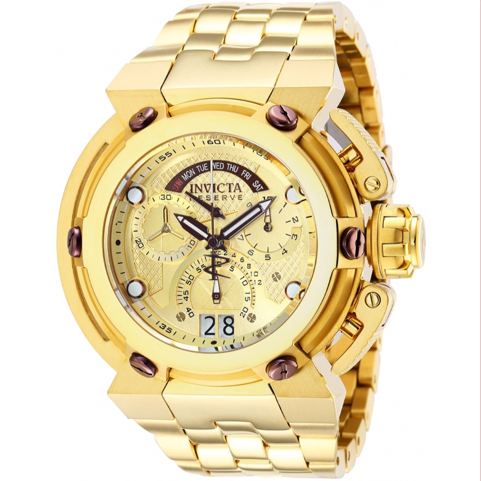 Invicta  Quartz Coalition Forces X-Wing Gold Dial Men's Watch 36576