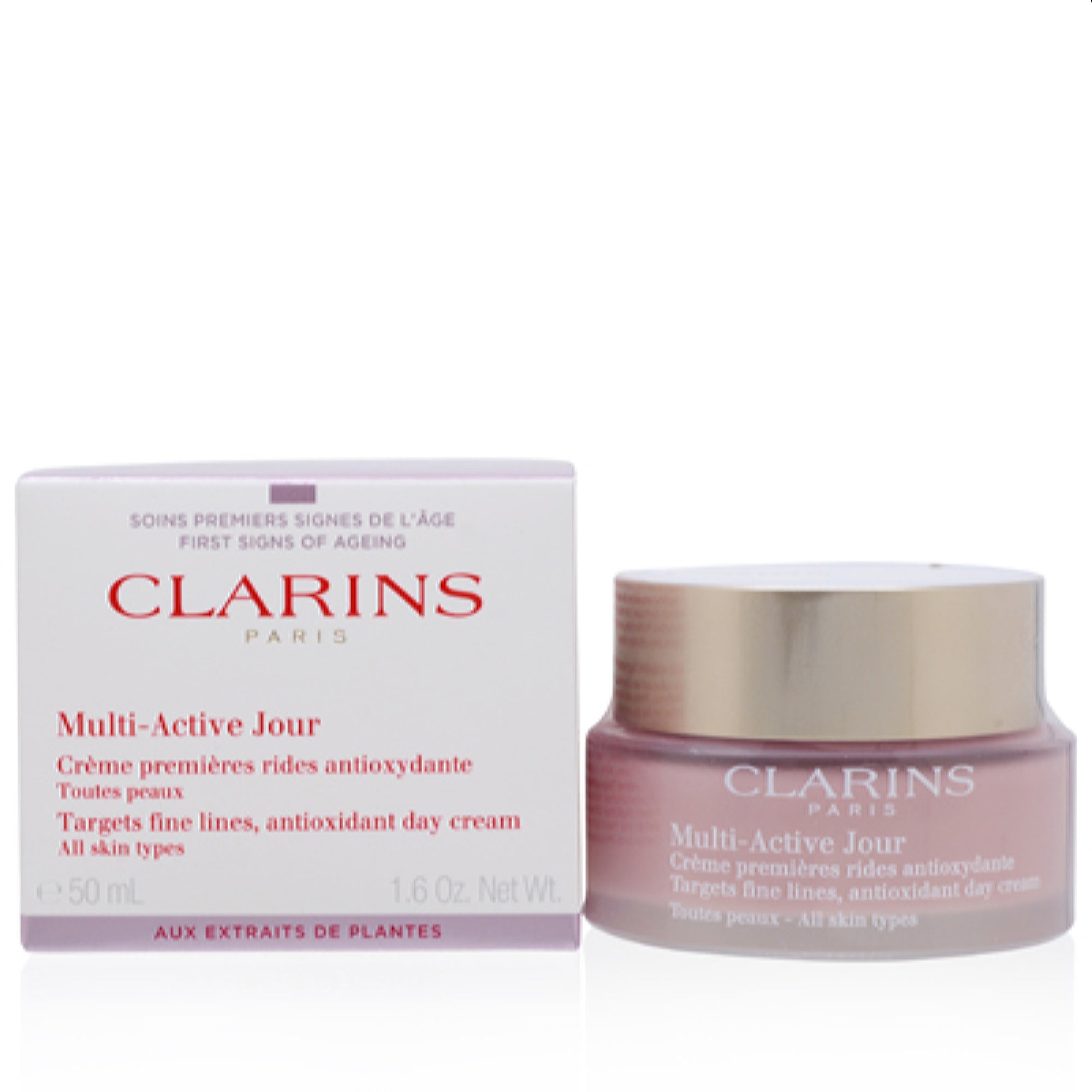 Clarins  Clarins Multi-Active Day Cream All Skin Types 1.6 Oz (50 Ml) 3666057008177