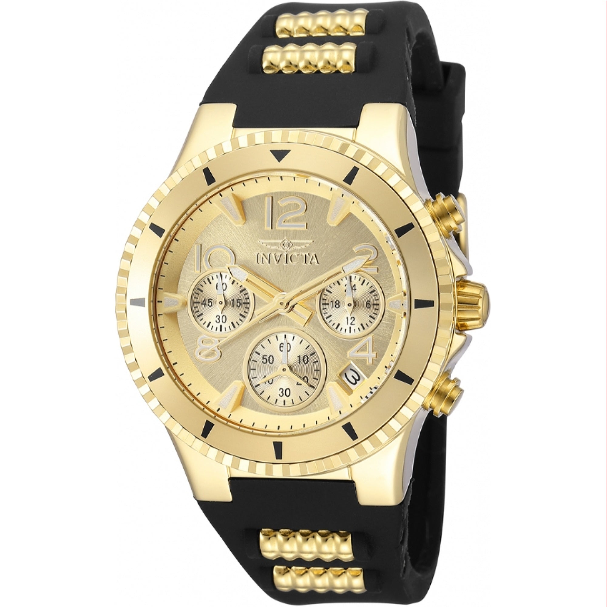 Invicta Quartz Blu Gold Dial Women's Watch 36909