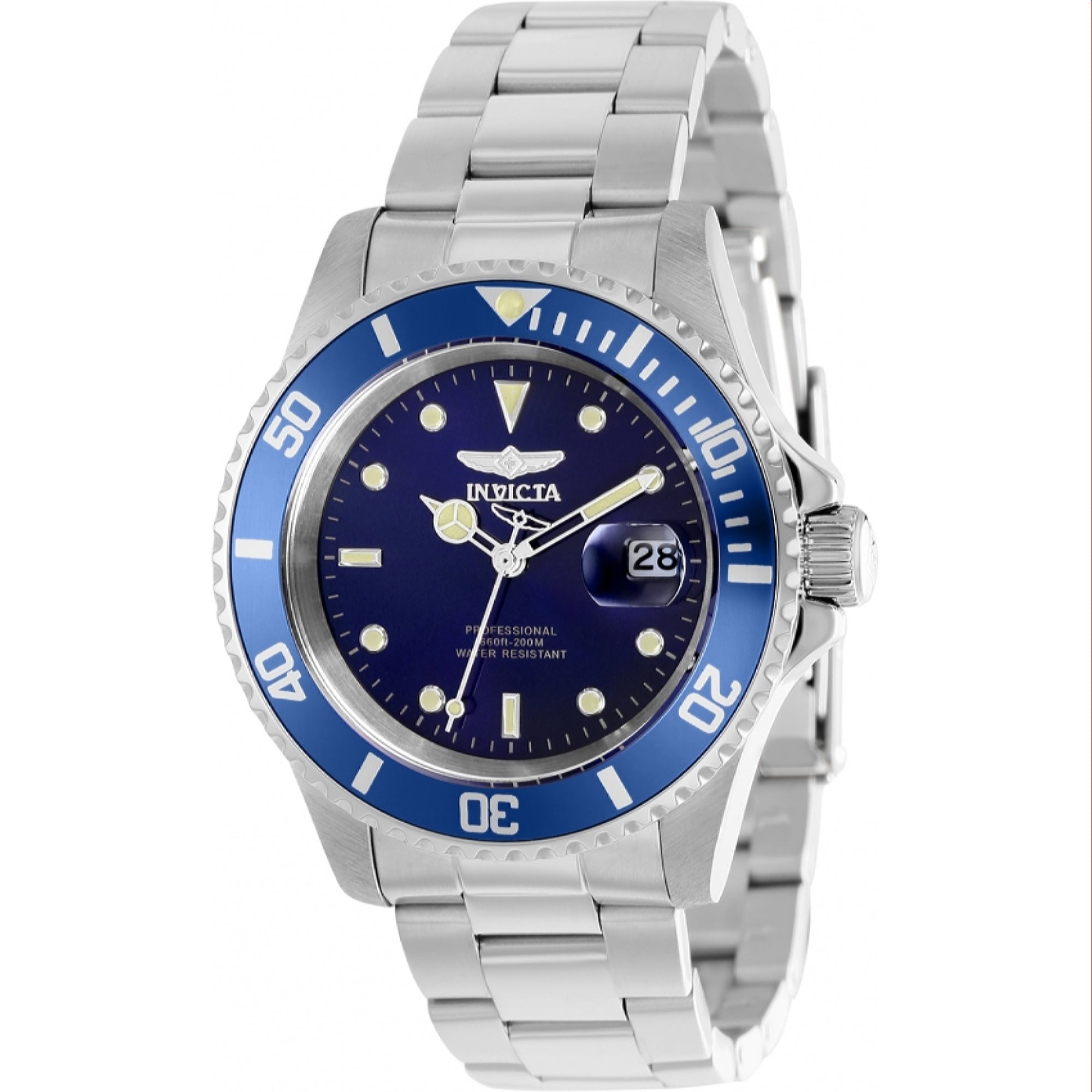 Invicta  Quartz Pro Diver Blue Dial Men's Watch 37156