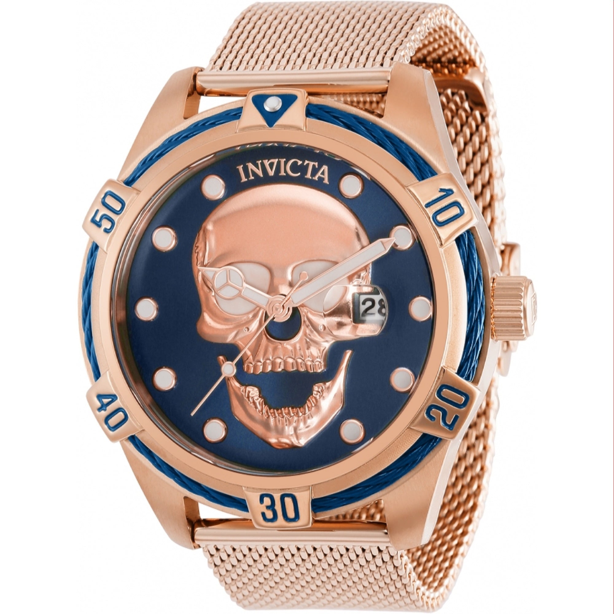 Invicta  Quartz Bolt Blue Dial Men's Watch 37444