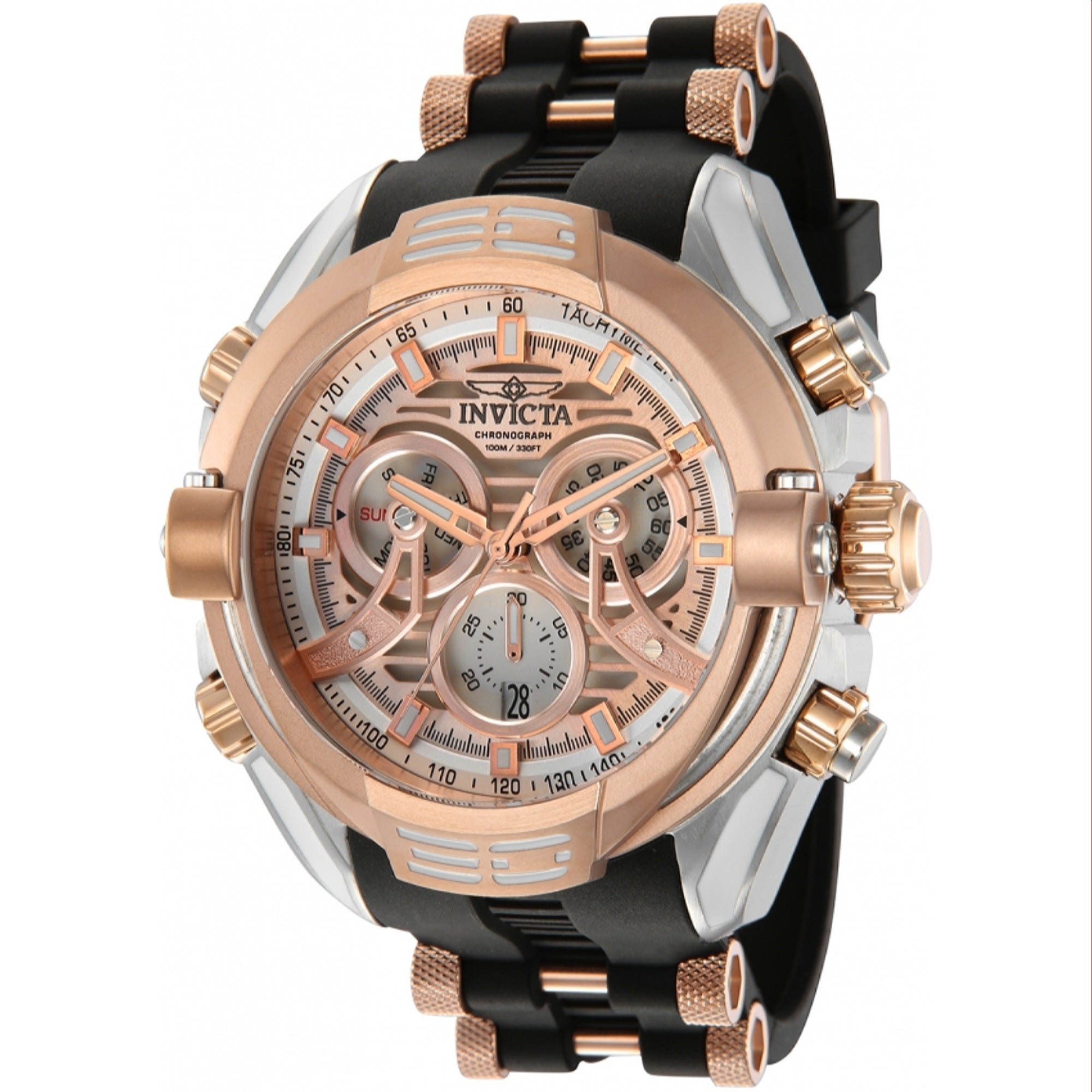 Invicta  Quartz Mammoth Mammoth Rose Gold Dial Men's Watch 37533