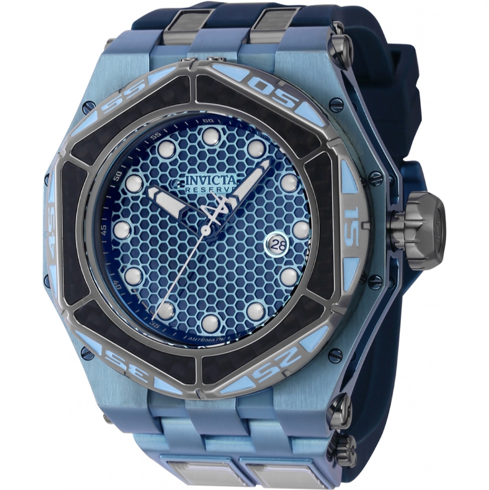 Invicta Carbon Hawk Automatic Carbon Hawk Automatic Blue Dial Men's Watch 38910