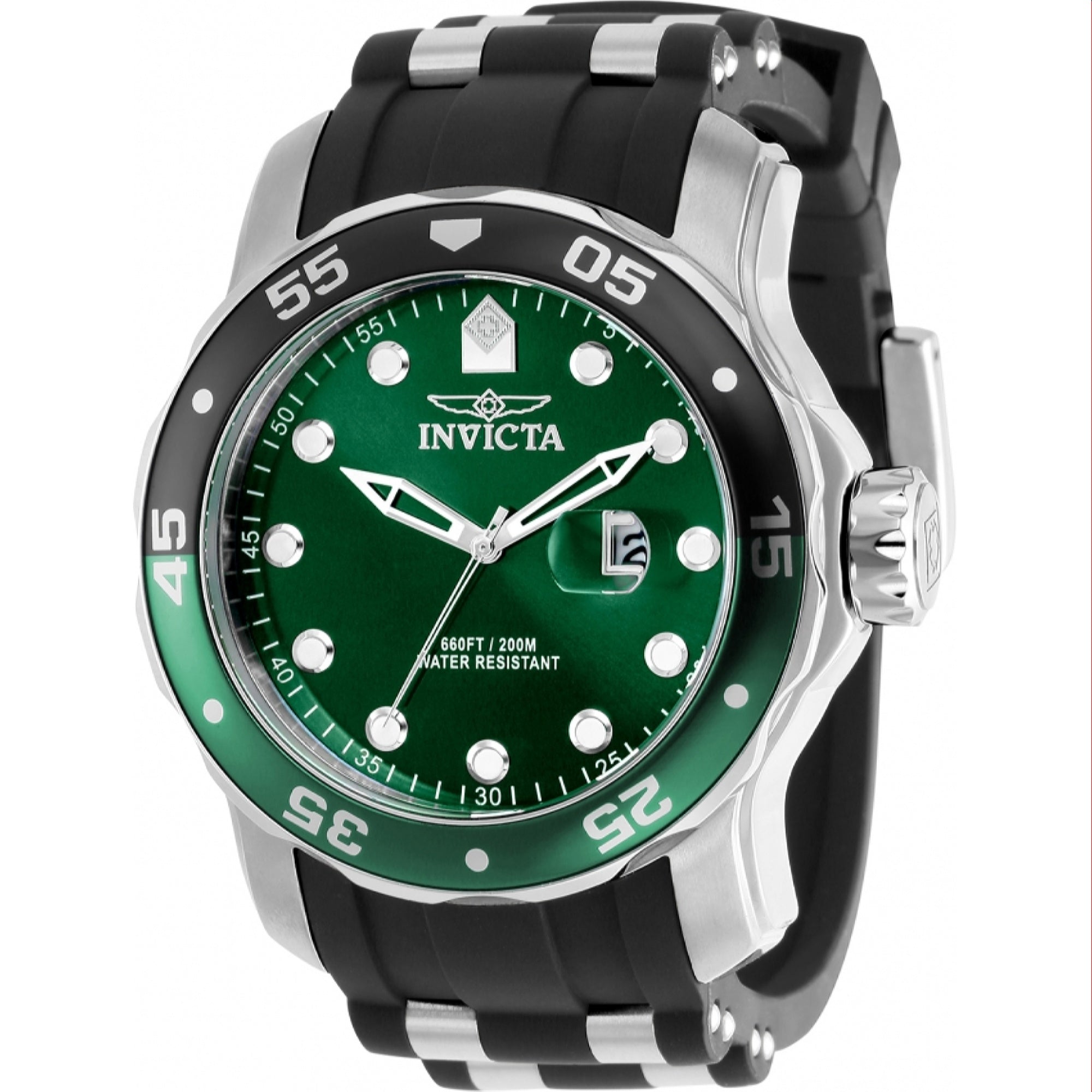 Invicta Pro Diver Quartz Green Dial Men's Watch 39105