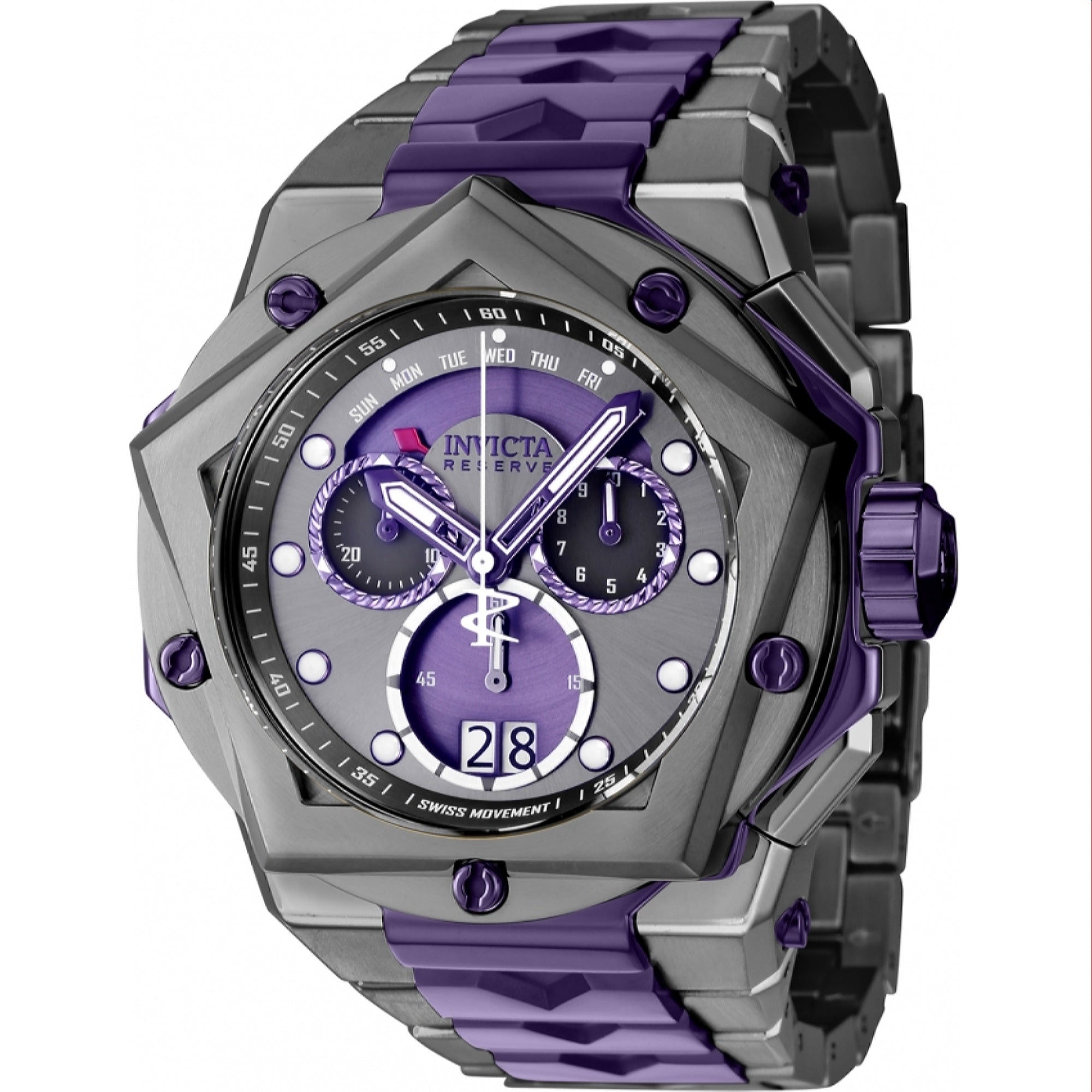 Invicta  Quartz Helios Reserve Purple Dial Men's Watch 39257