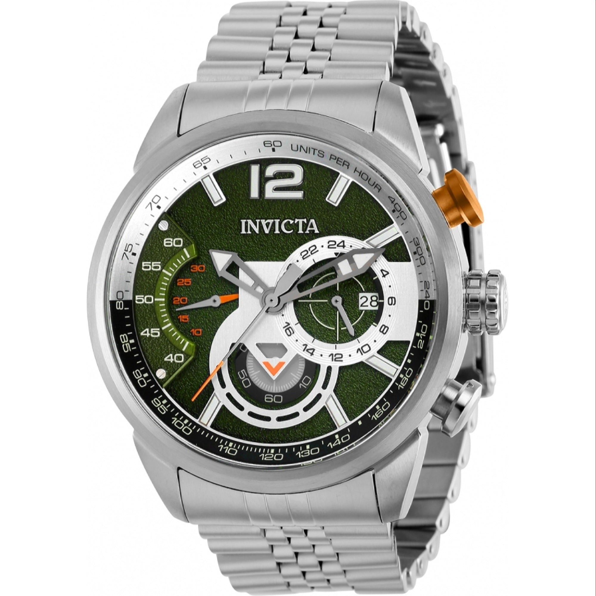 Invicta Aviator Quartz Aviator Green Dial Men's Watch 39664