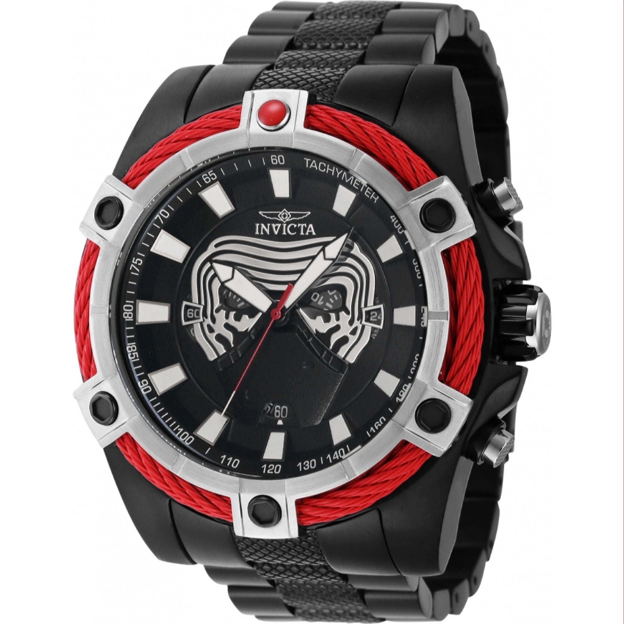 Invicta  Quartz Star Wars Kylo Ren Black Dial Men's Watch 40086