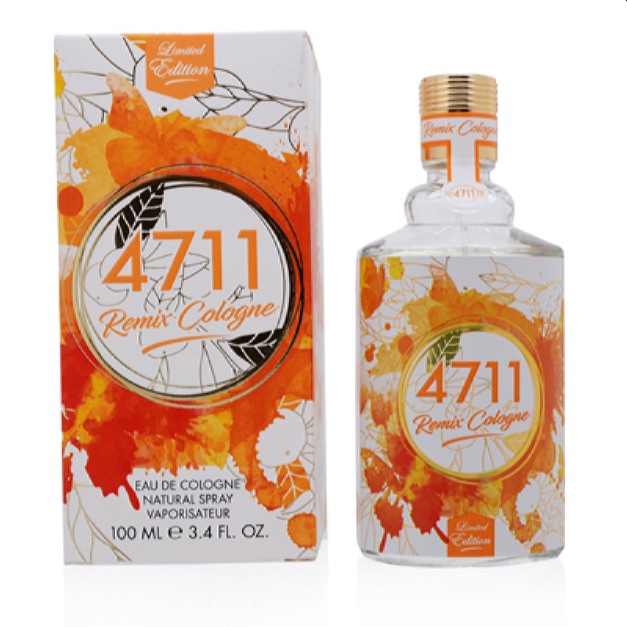 4711  4711 Remix Orange 4711 Cologne Spray 3.4 Oz (100 Ml)  4011700747269