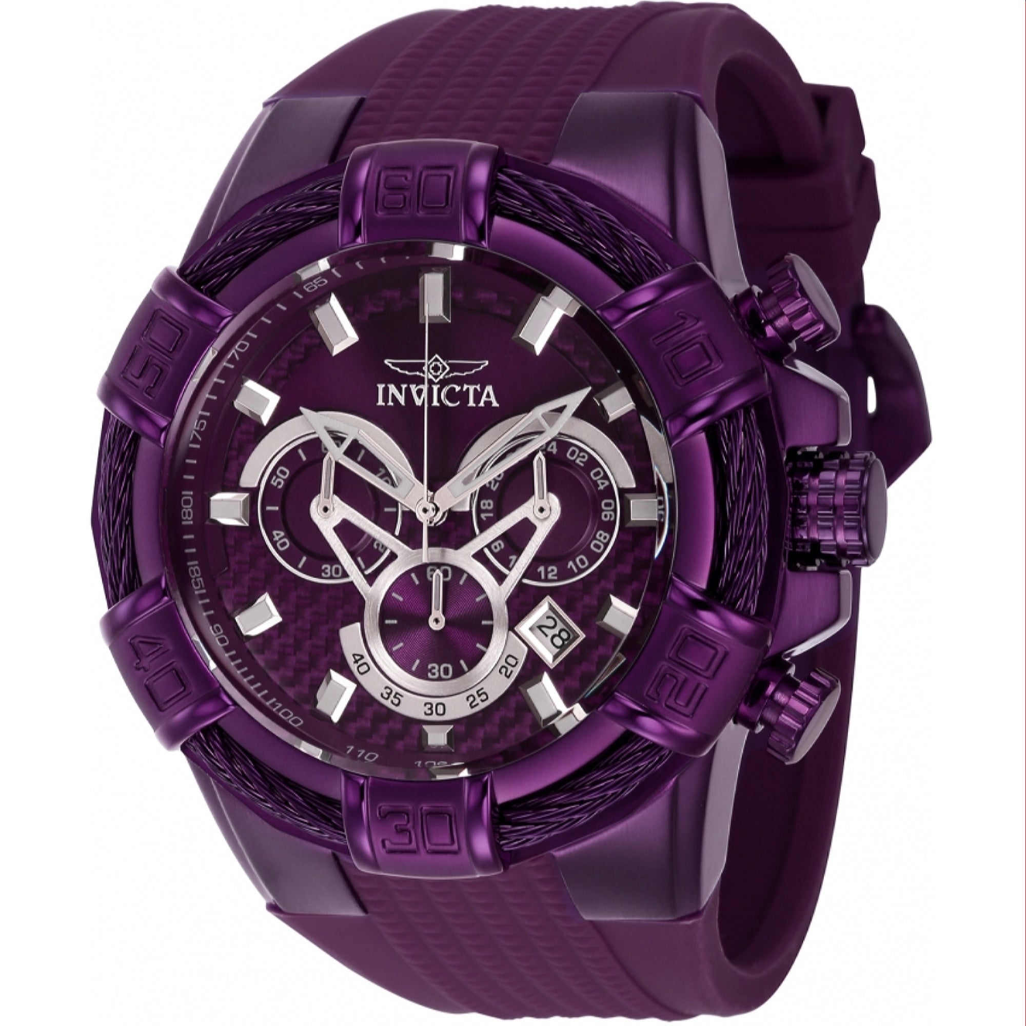 Invicta  Quartz Bolt Purple Dial Men's Watch 40663