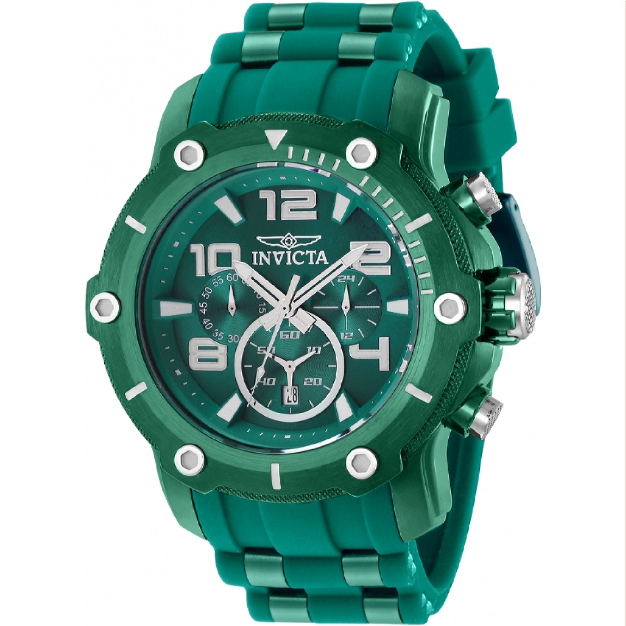 Invicta  Quartz Pro Diver Green Dial Men's Watch 40802