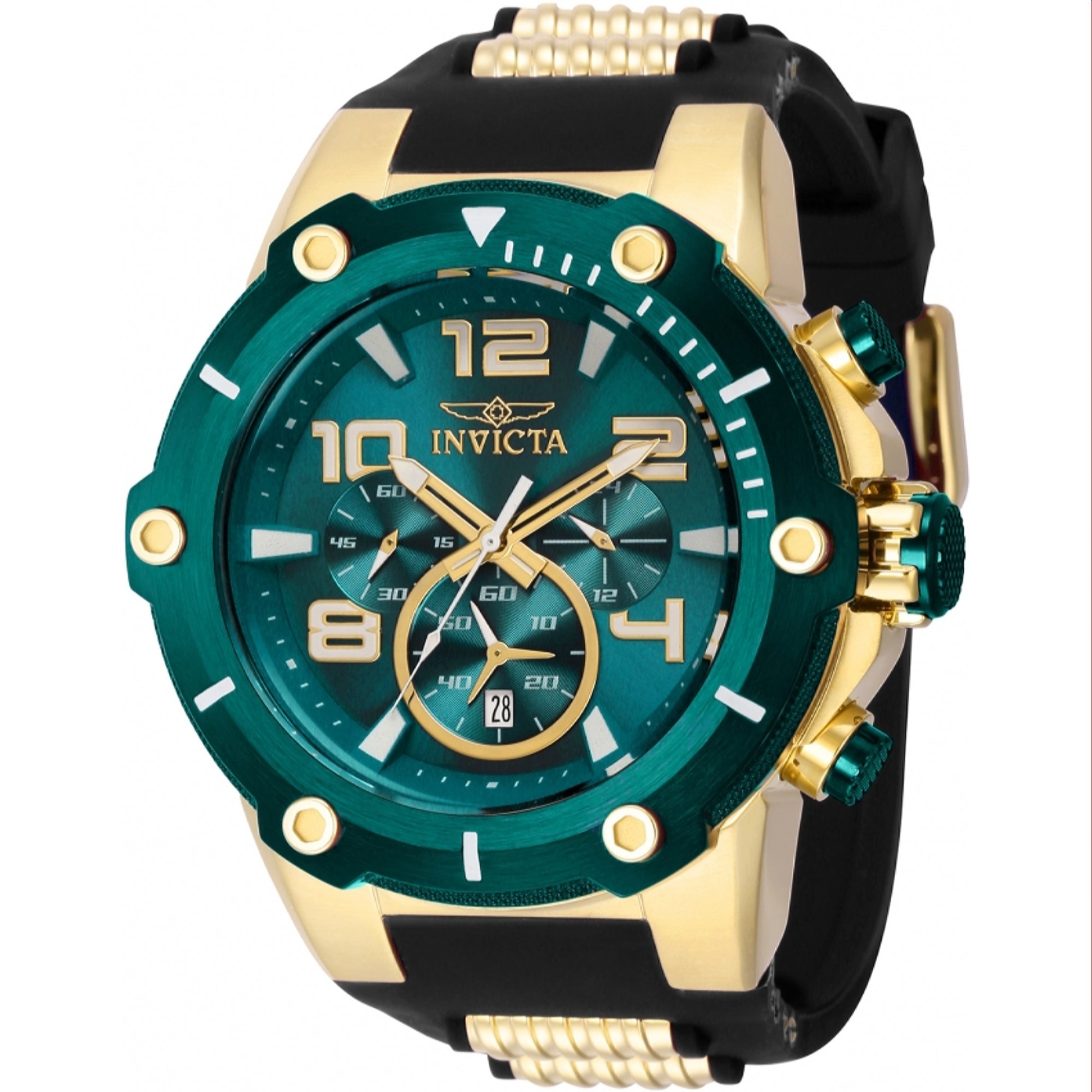 Invicta  Quartz Speedway Green Dial Men's Watch 40891