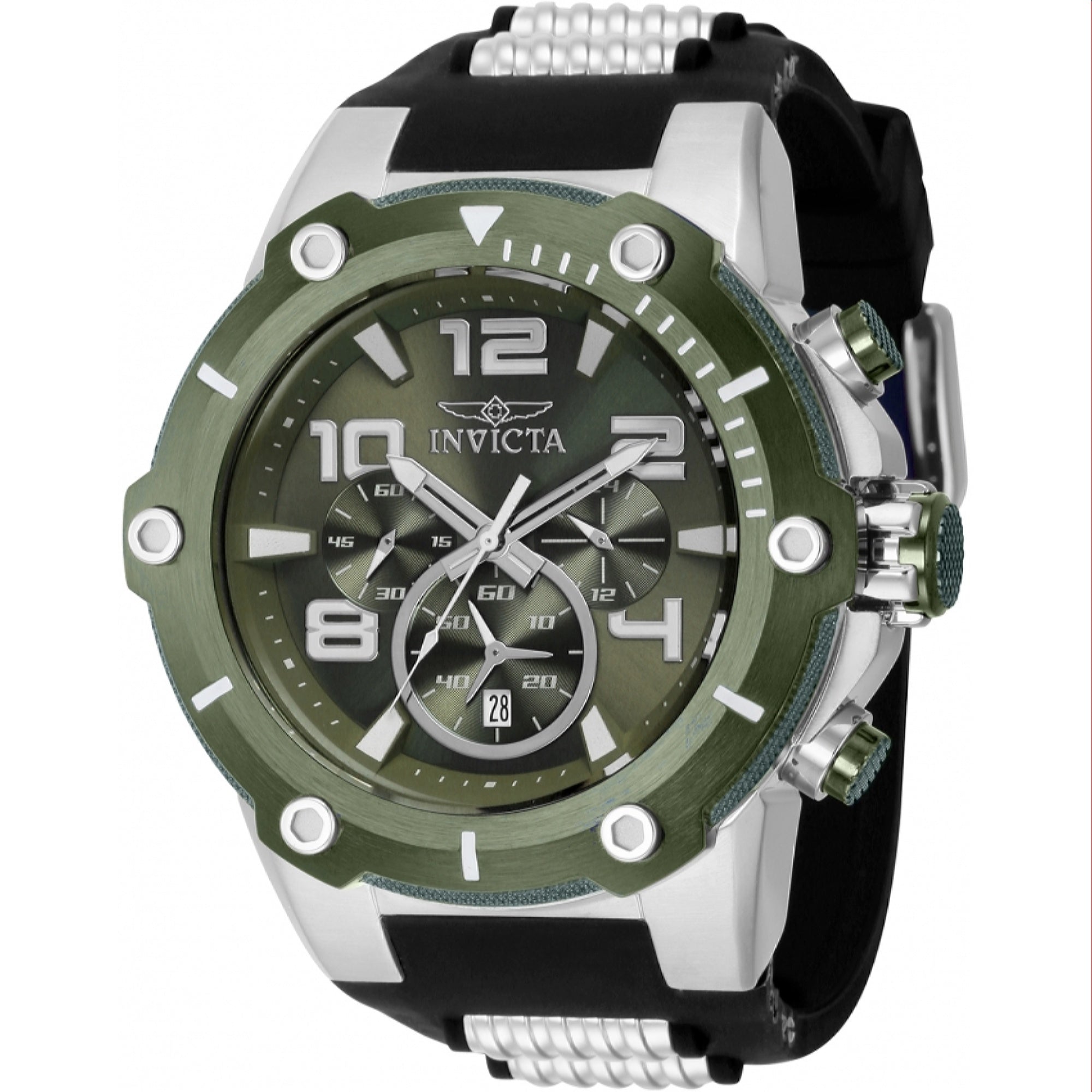 Invicta  Quartz Speedway Green Dial Men's Watch 40894