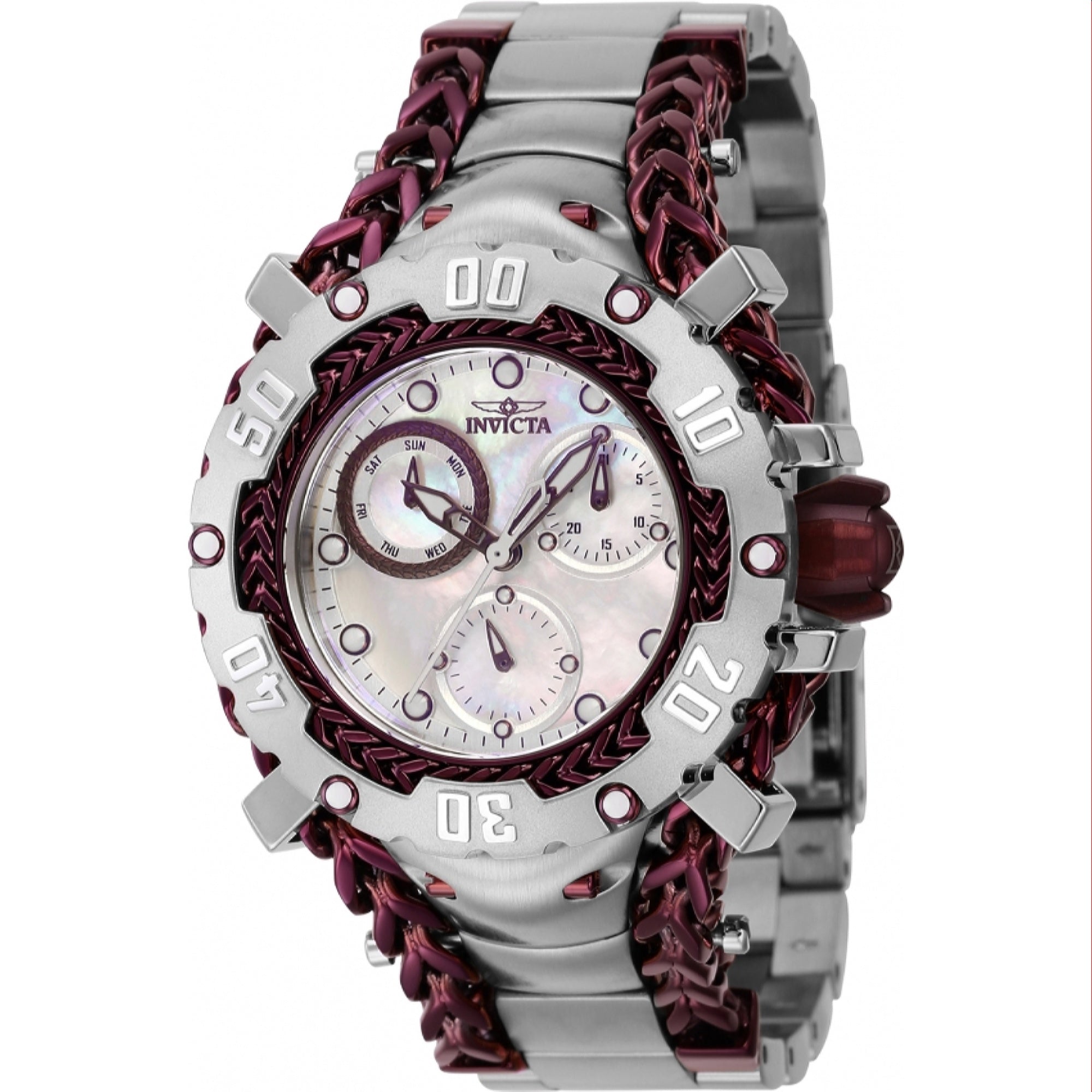 Invicta  Quartz Gladiator Mother of Pearl Dial Women's Watch 41110