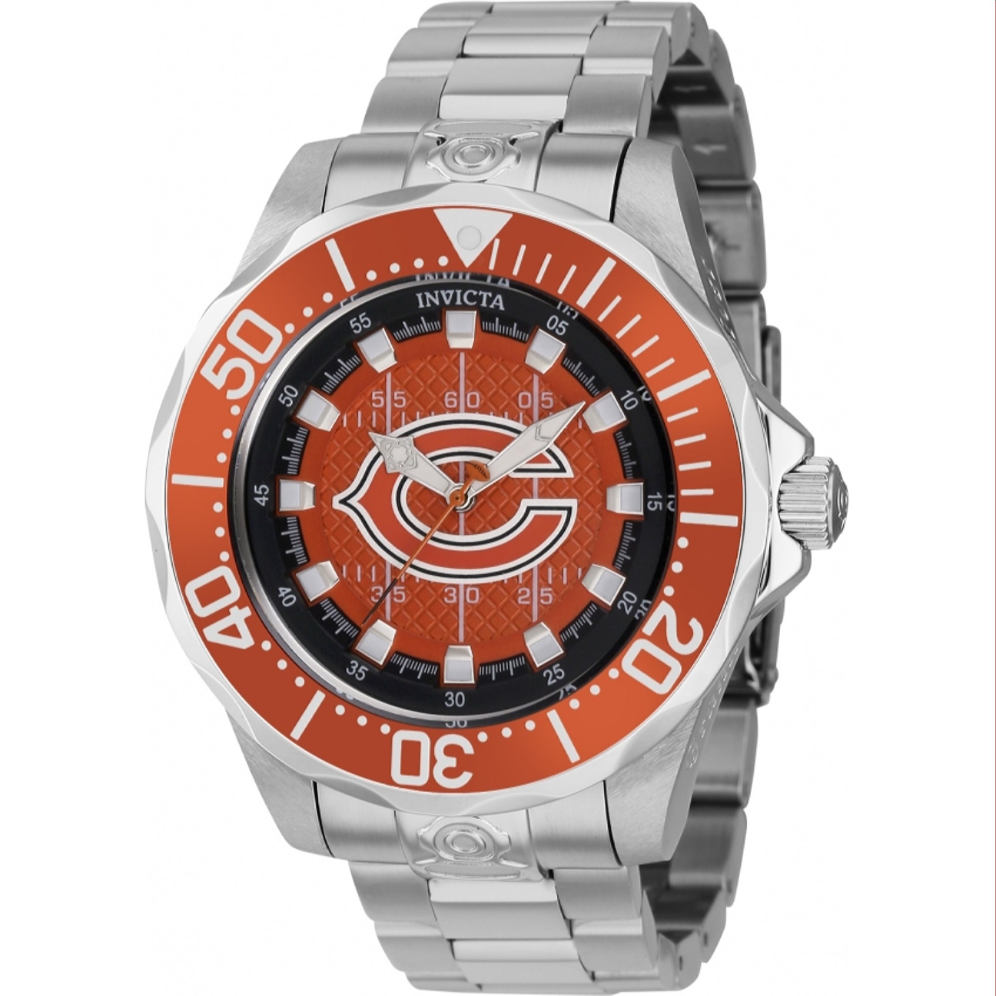 Invicta NFL Automatic NFL Bears Automatic Orange Dial Men's Watch 42125