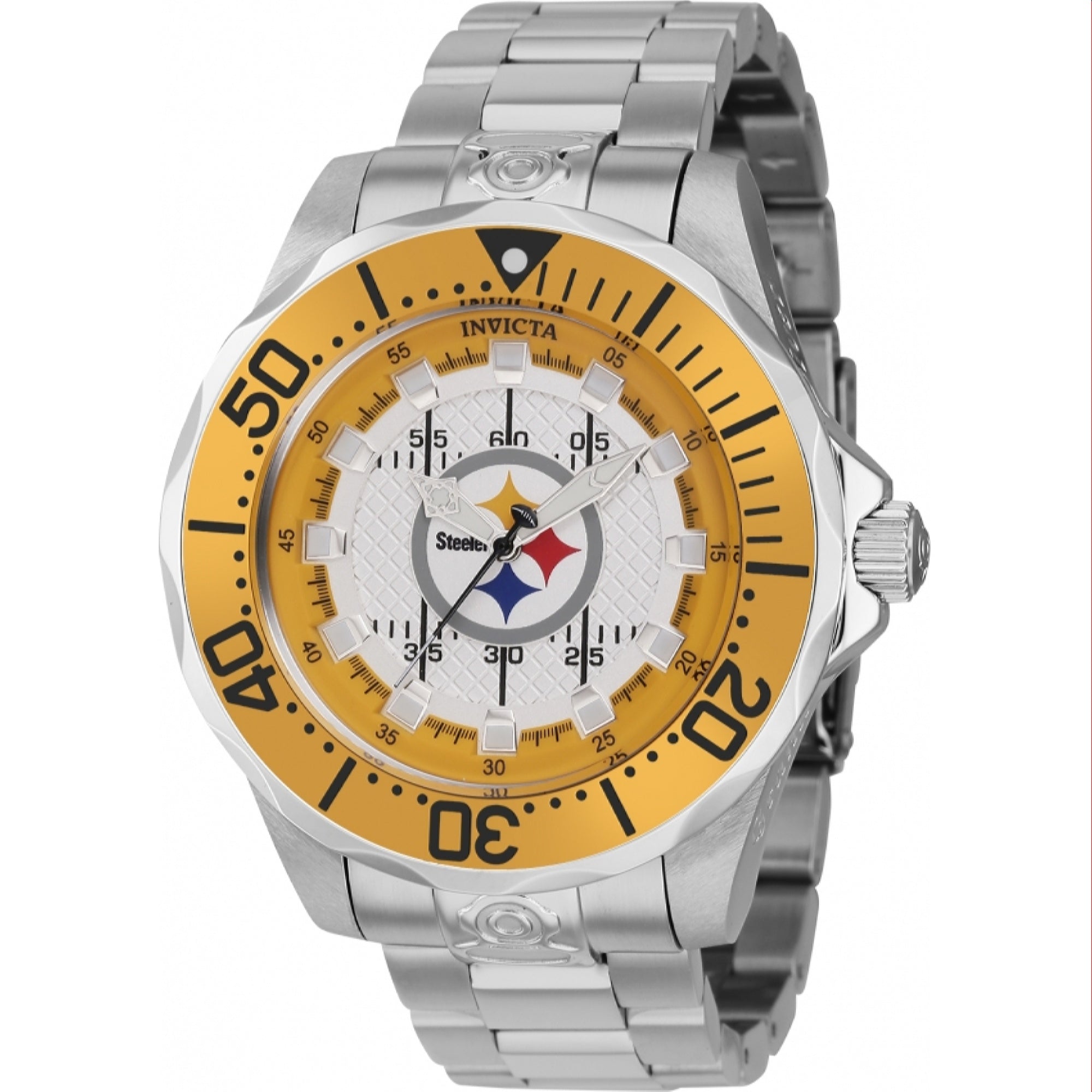 Invicta NFL Automatic NFL Steelers Automatic Silver Dial Men's Watch 42126