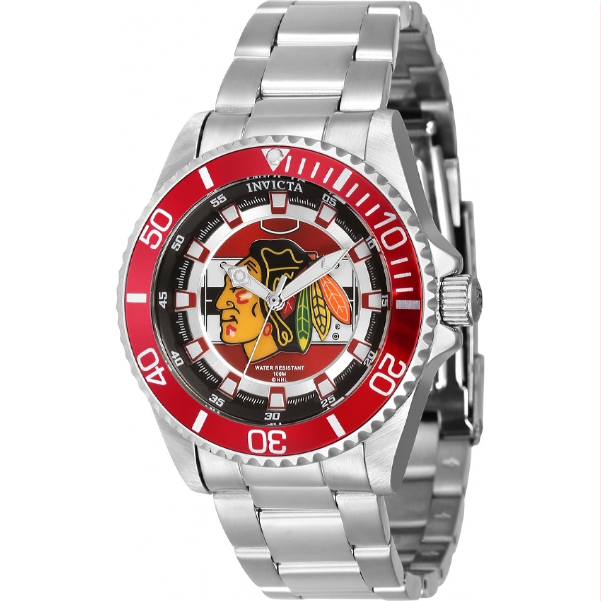 Invicta NHL Quartz NHL Blackhawks Multi Dial Women's Watch 42203