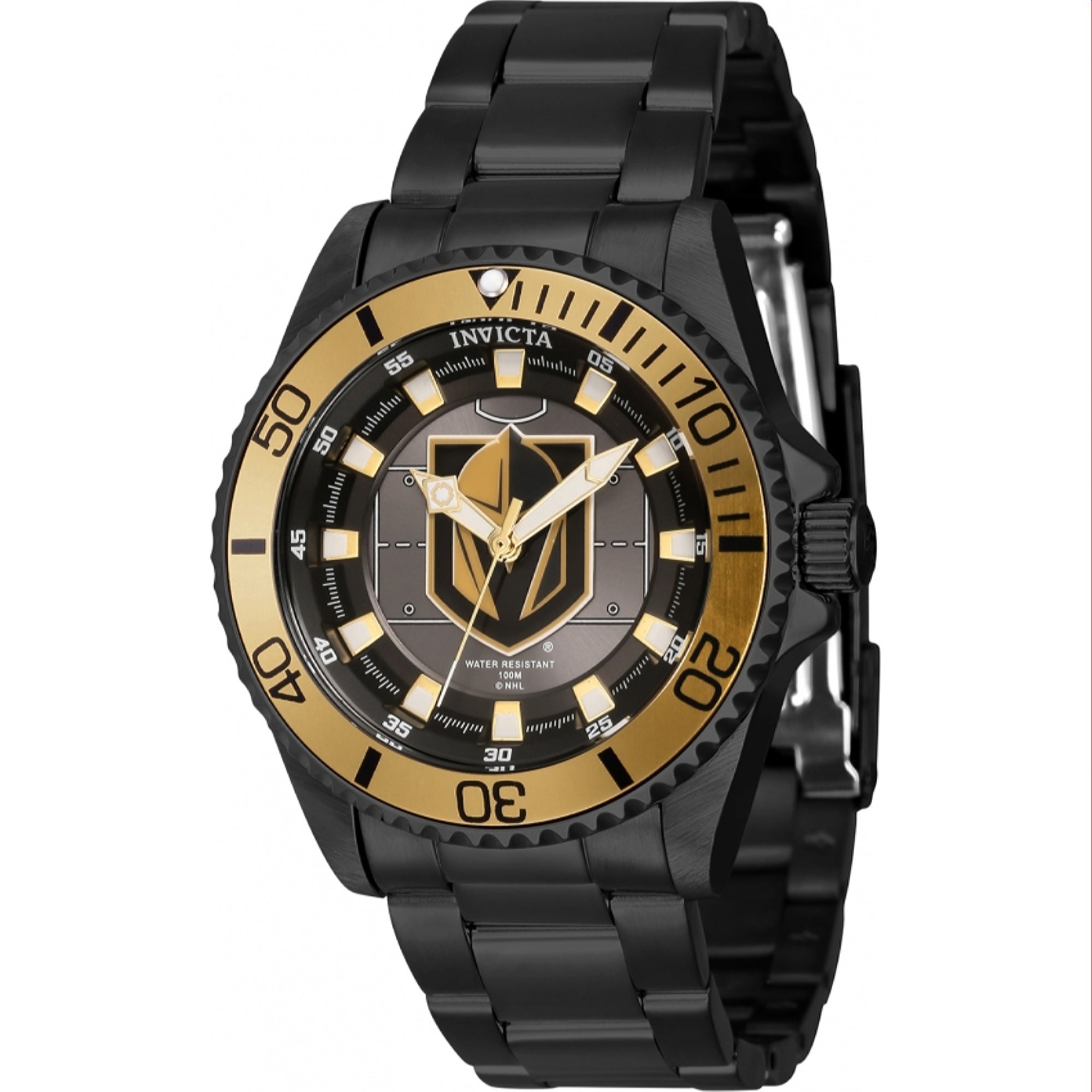 Invicta NHL Quartz NHL Golden Knights Gold Dial Women's Watch 42209