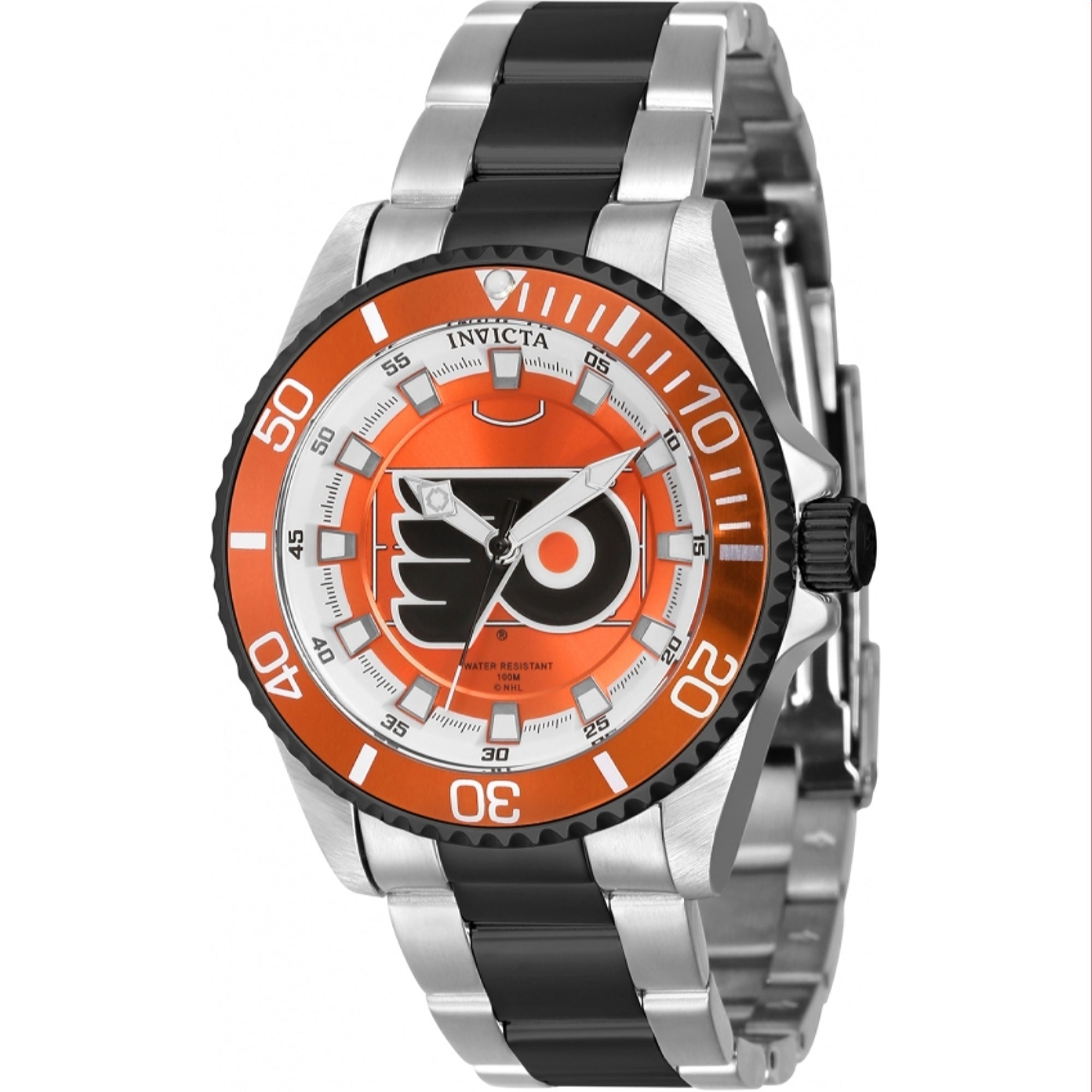 Invicta NHL Quartz NHL Flyers Orange Dial Women's Watch 42215