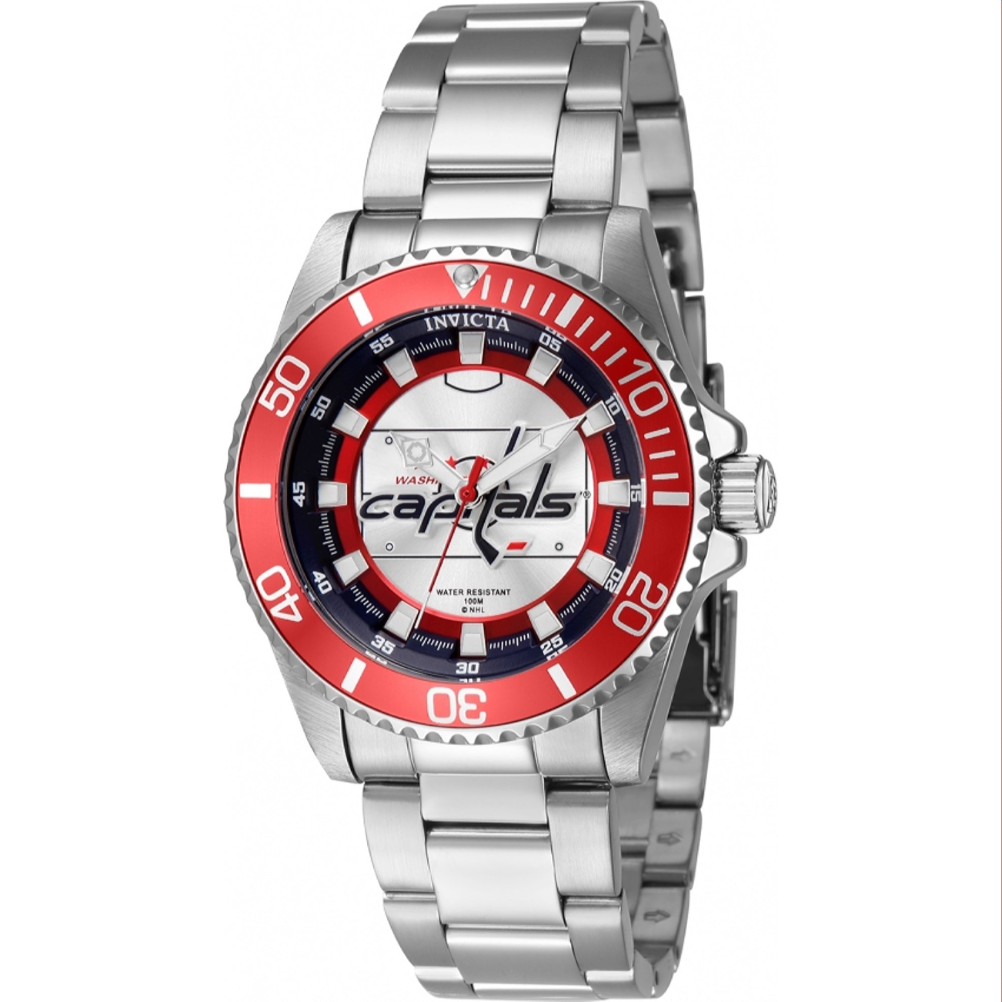 Invicta NHL Quartz NHL Capitals Multi Dial Women's Watch 42226