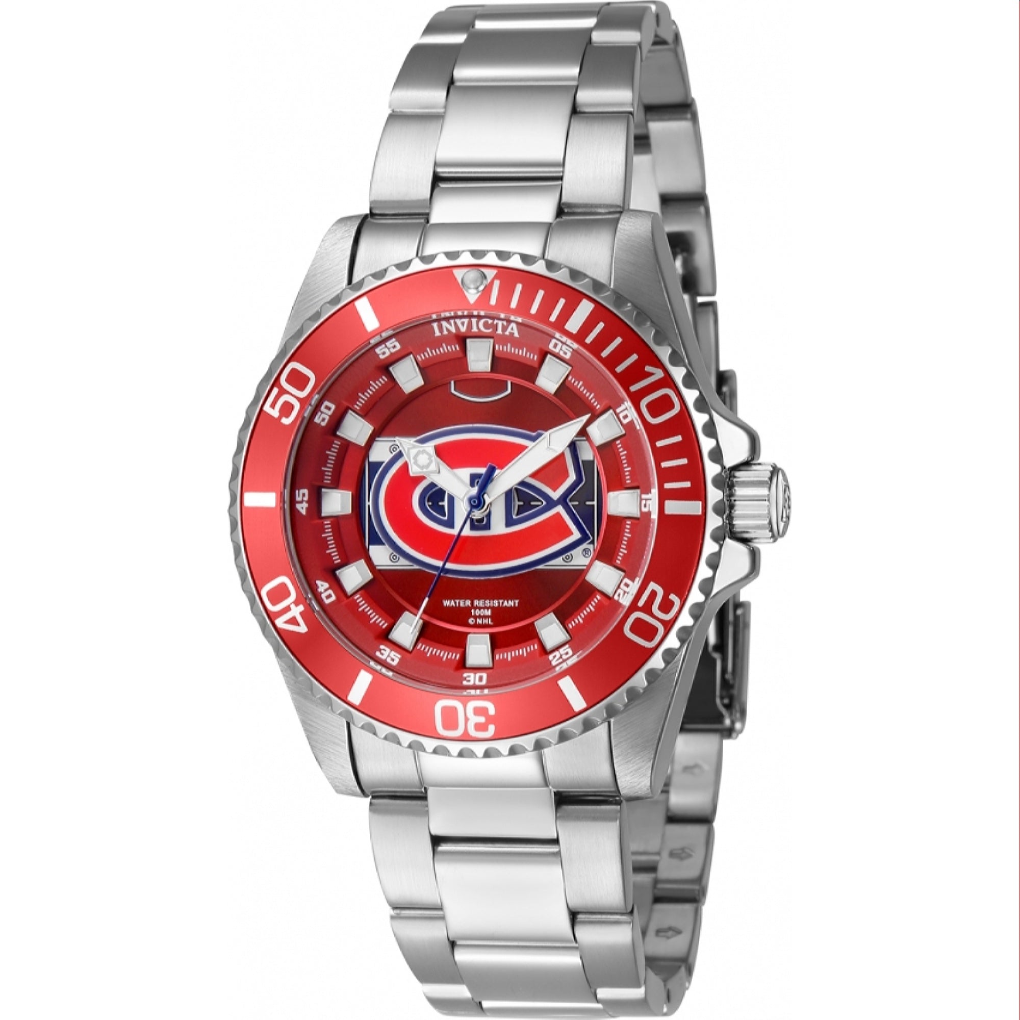 Invicta NHL Quartz NHL Canadiens Red Dial Women's Watch 42229