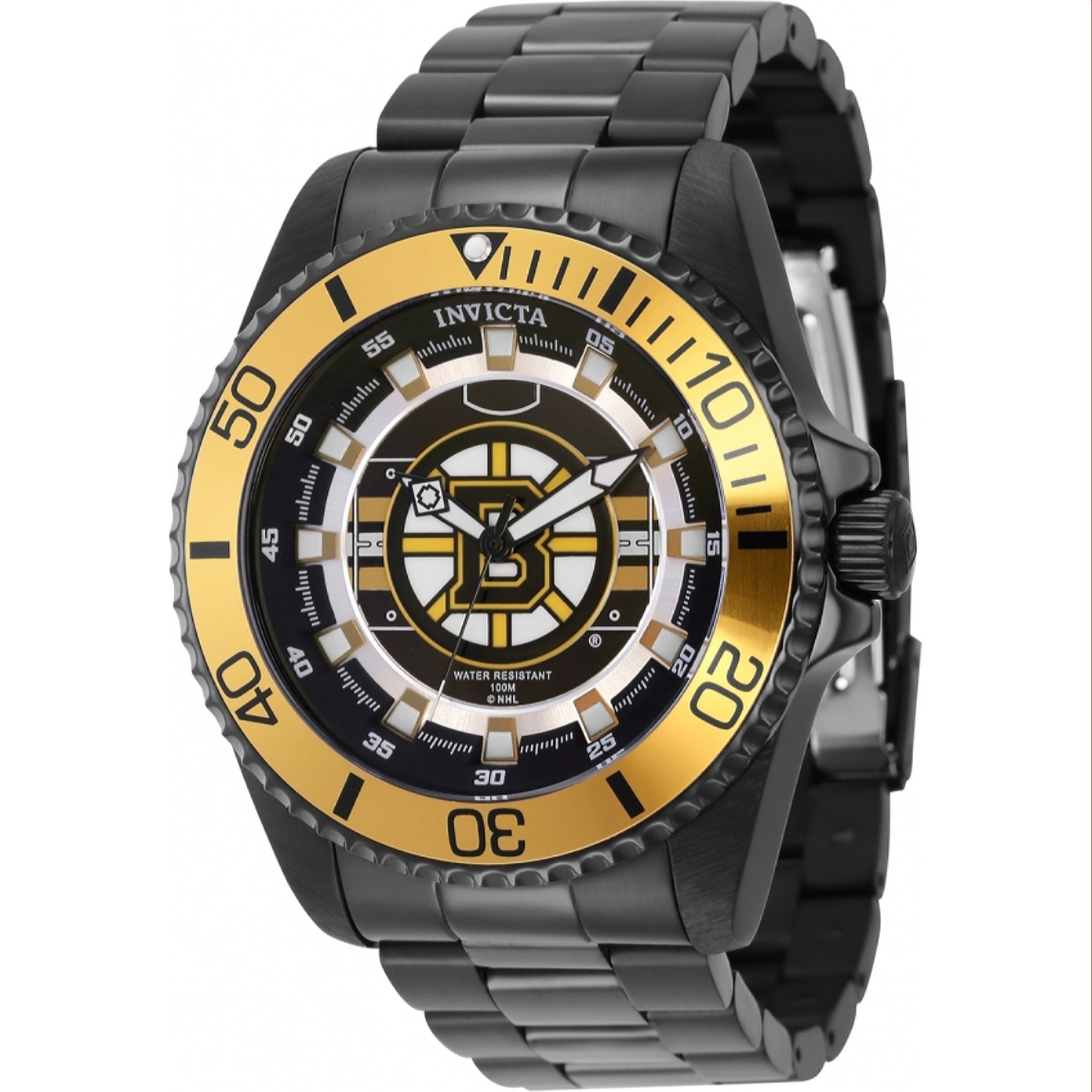 Invicta NHL Quartz NHL Bruins Multi Dial Men's Watch 42238