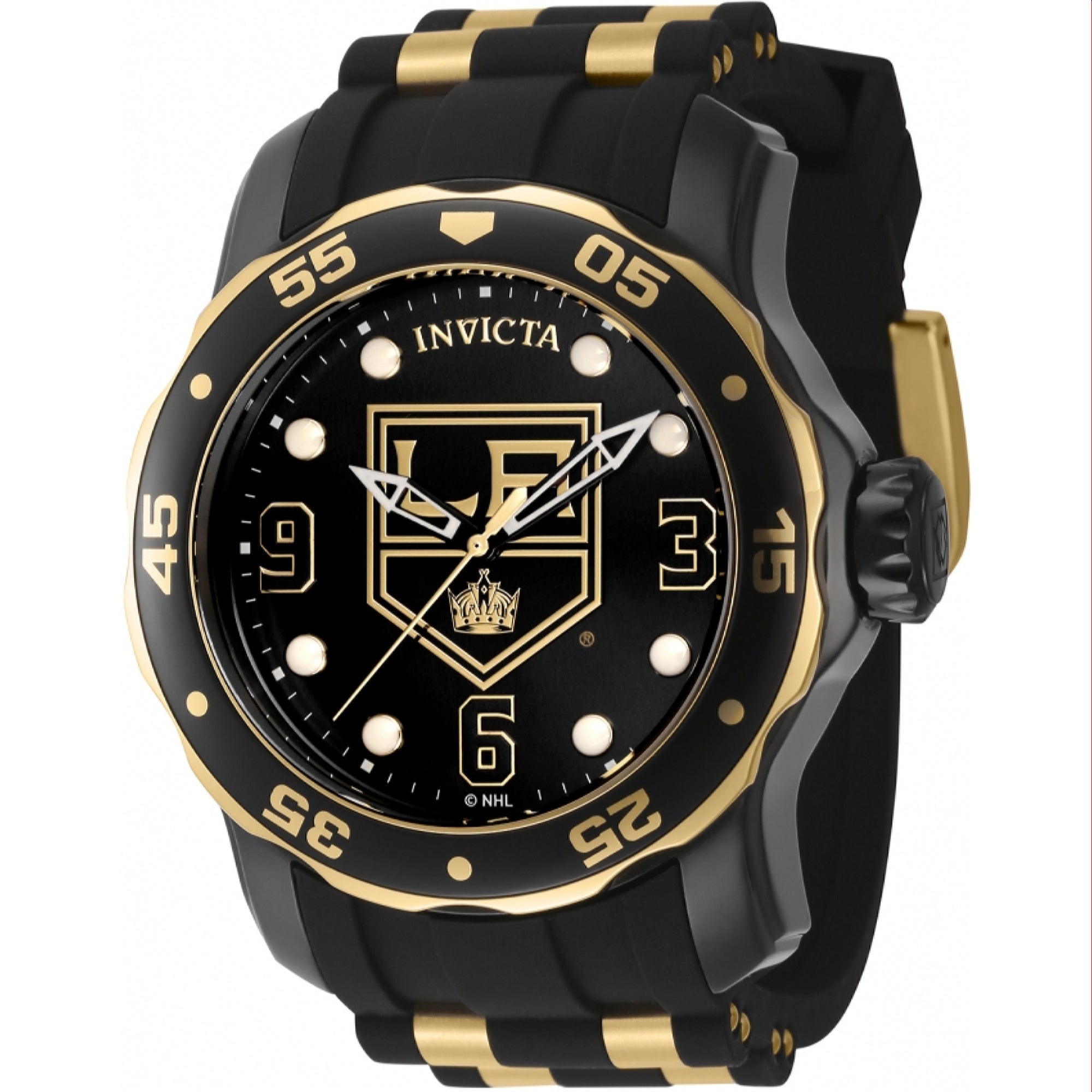 Invicta NHL Quartz NHL Kings Black Dial Men's Watch 42309