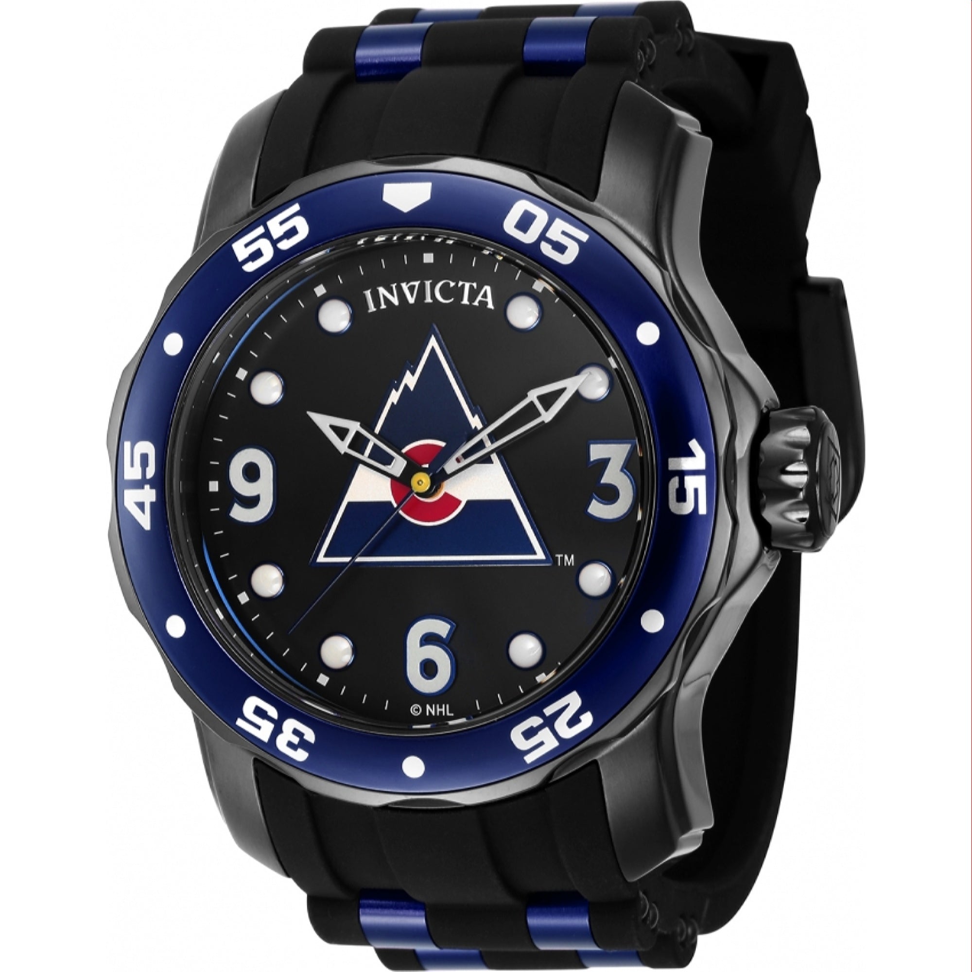 Invicta NHL Quartz NHL Avalanche Black Dial Men's Watch 42652