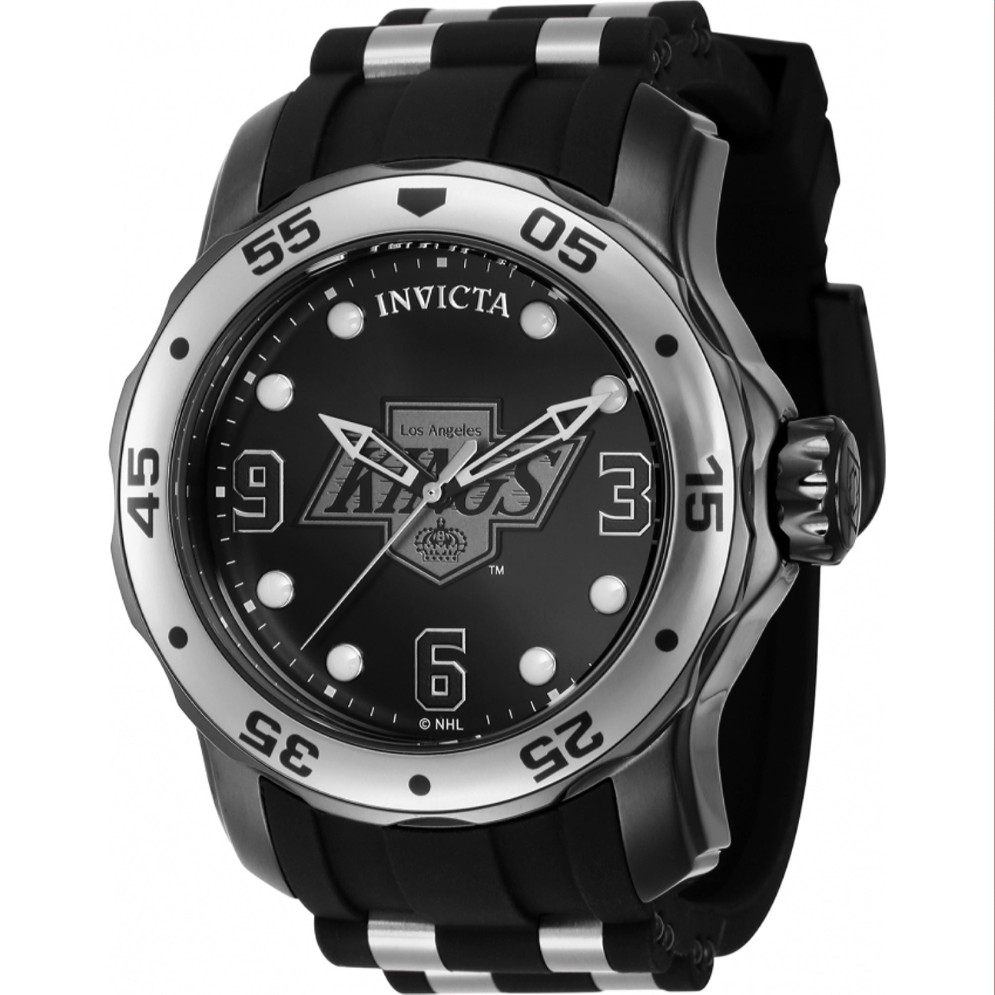 Invicta NHL Quartz NHL Kings Black Dial Men's Watch 42660