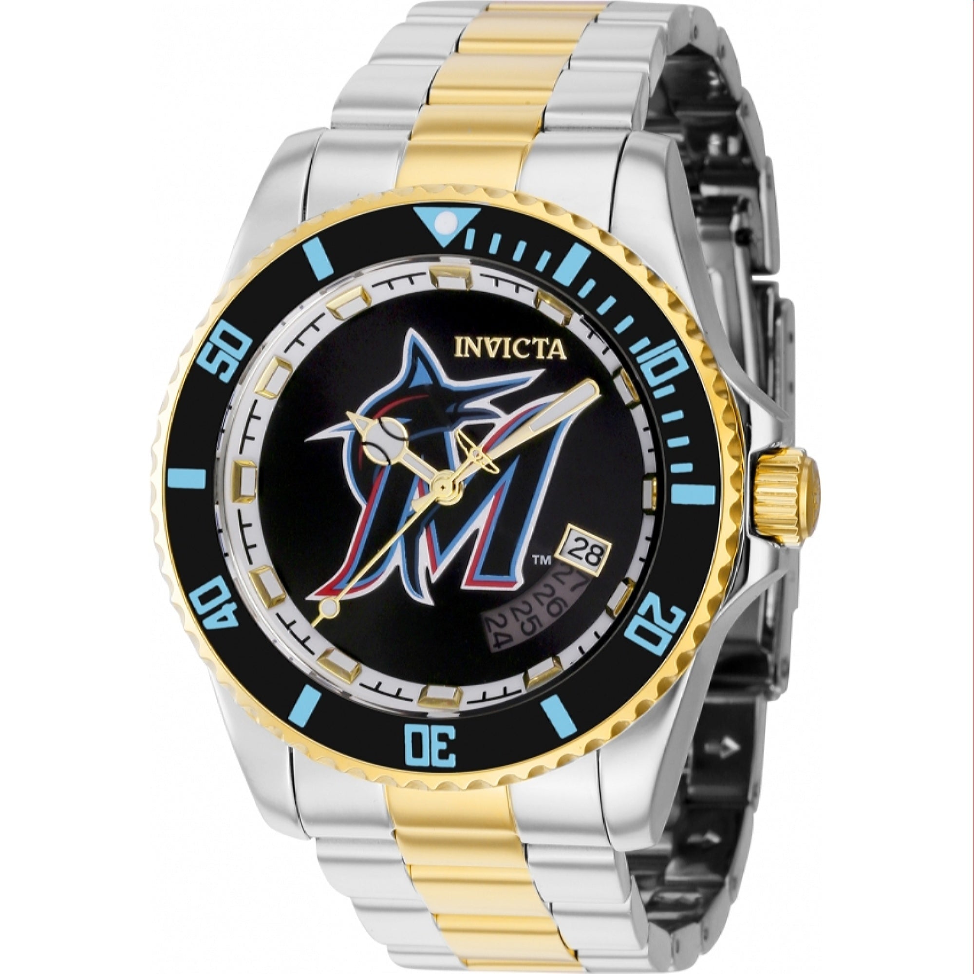 Invicta  Automatic MLB Marlins Automatic Black Dial Men's Watch 42993