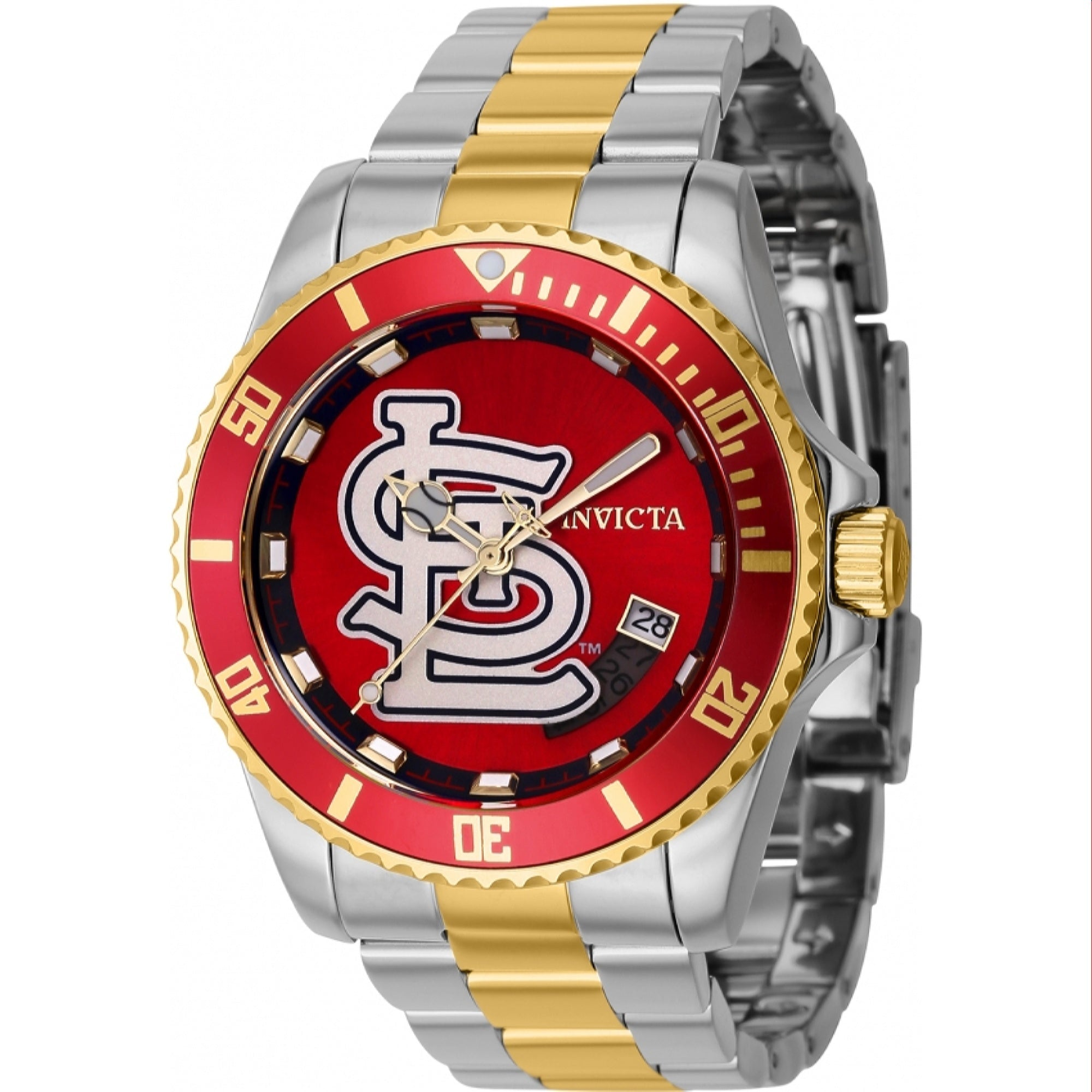 Invicta  Automatic MLB Cardinals Automatic Red Dial Men's Watch 42997