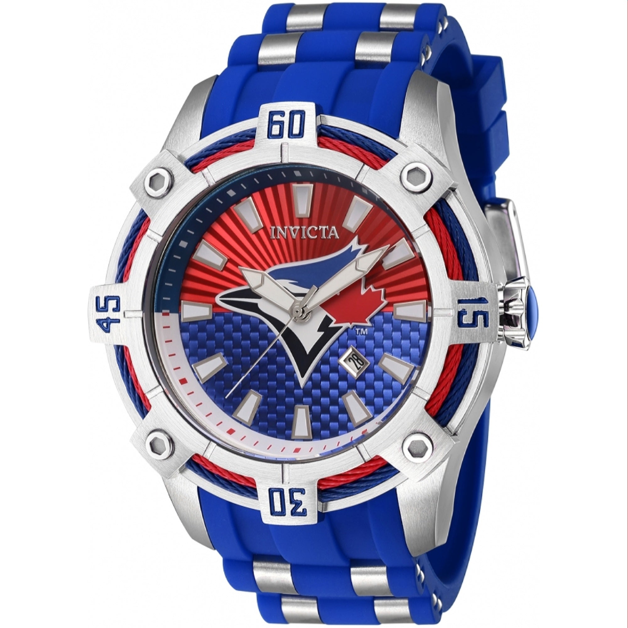 Invicta MLB Quartz MLB Jays Blue Dial Men's Watch 43298