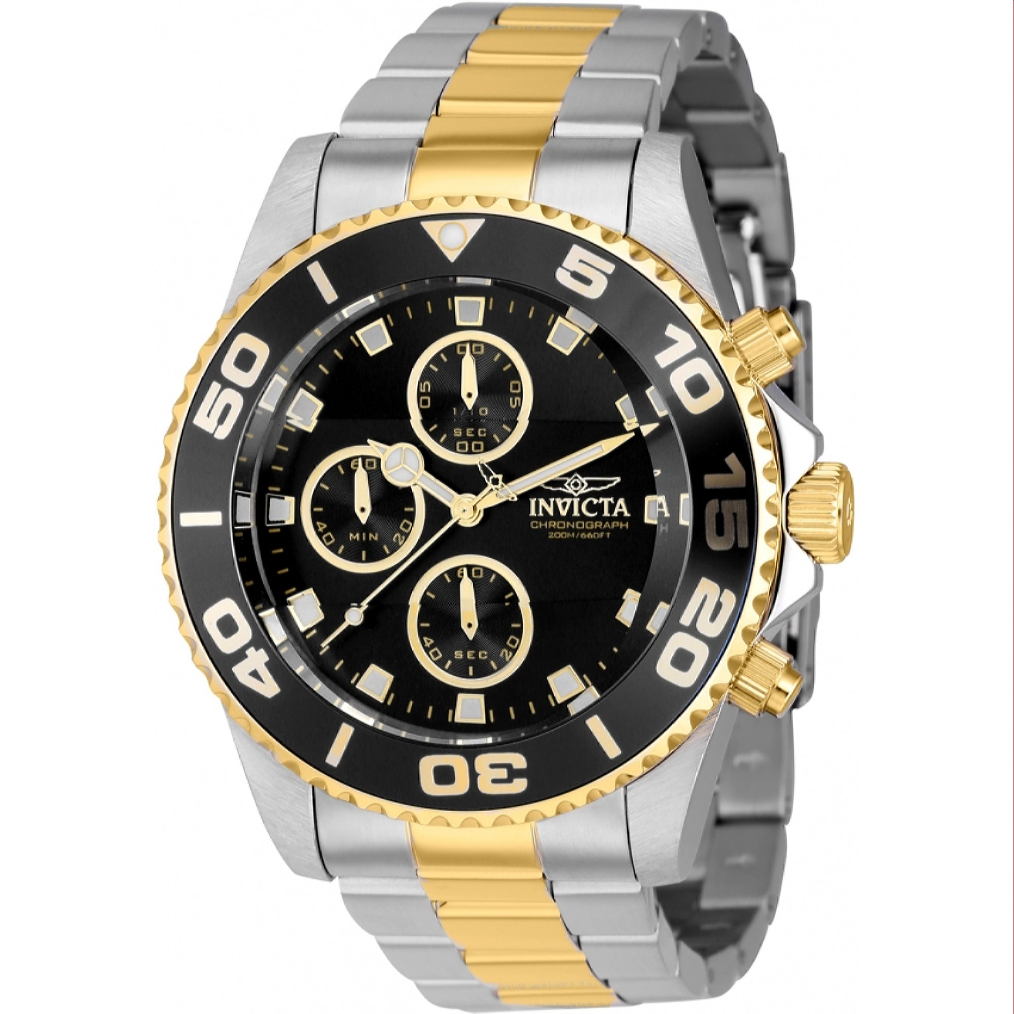 Invicta  Quartz Pro Diver Black Dial Men's Watch 43407