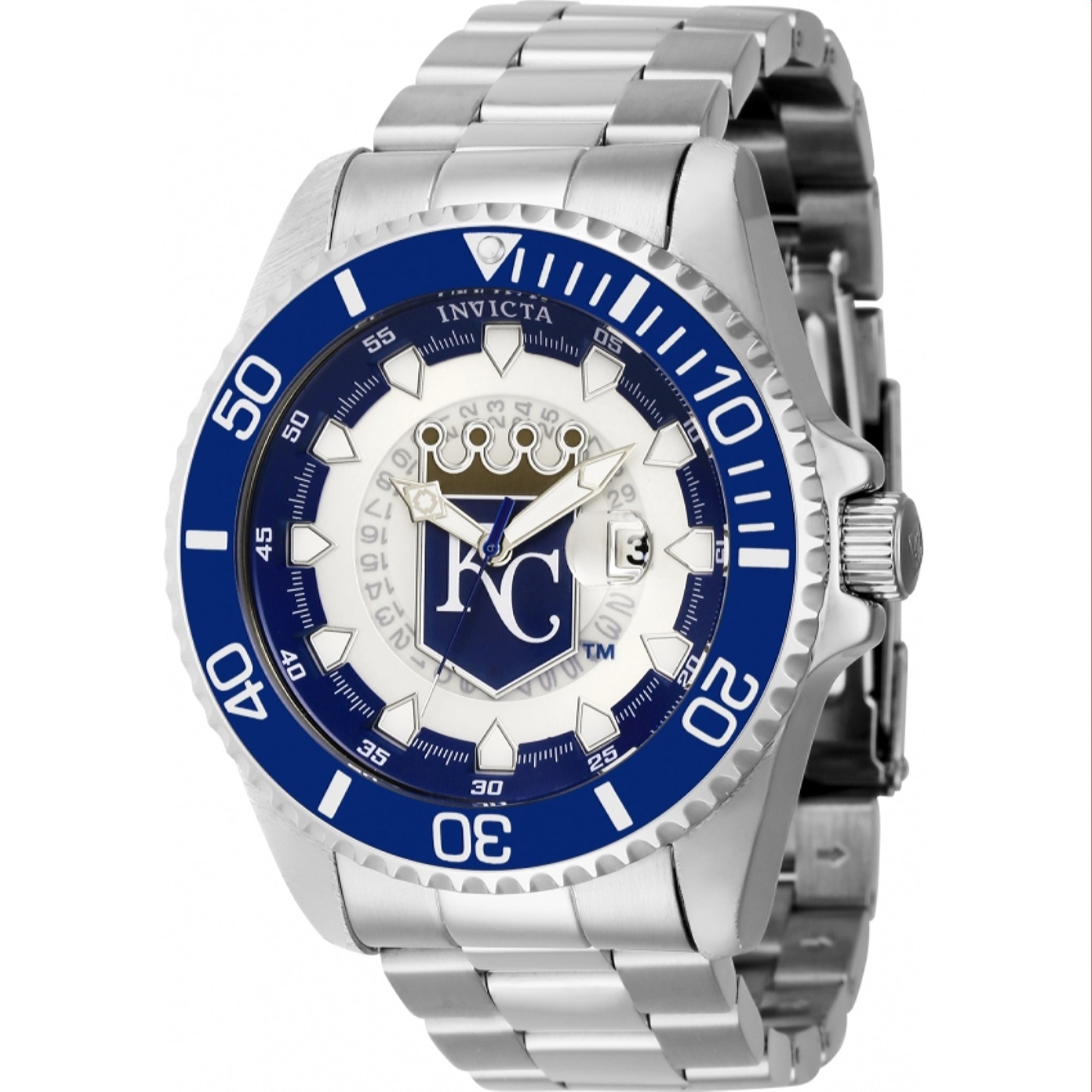 Invicta MLB Quartz MLB Royals Blue Dial Men's Watch 43465