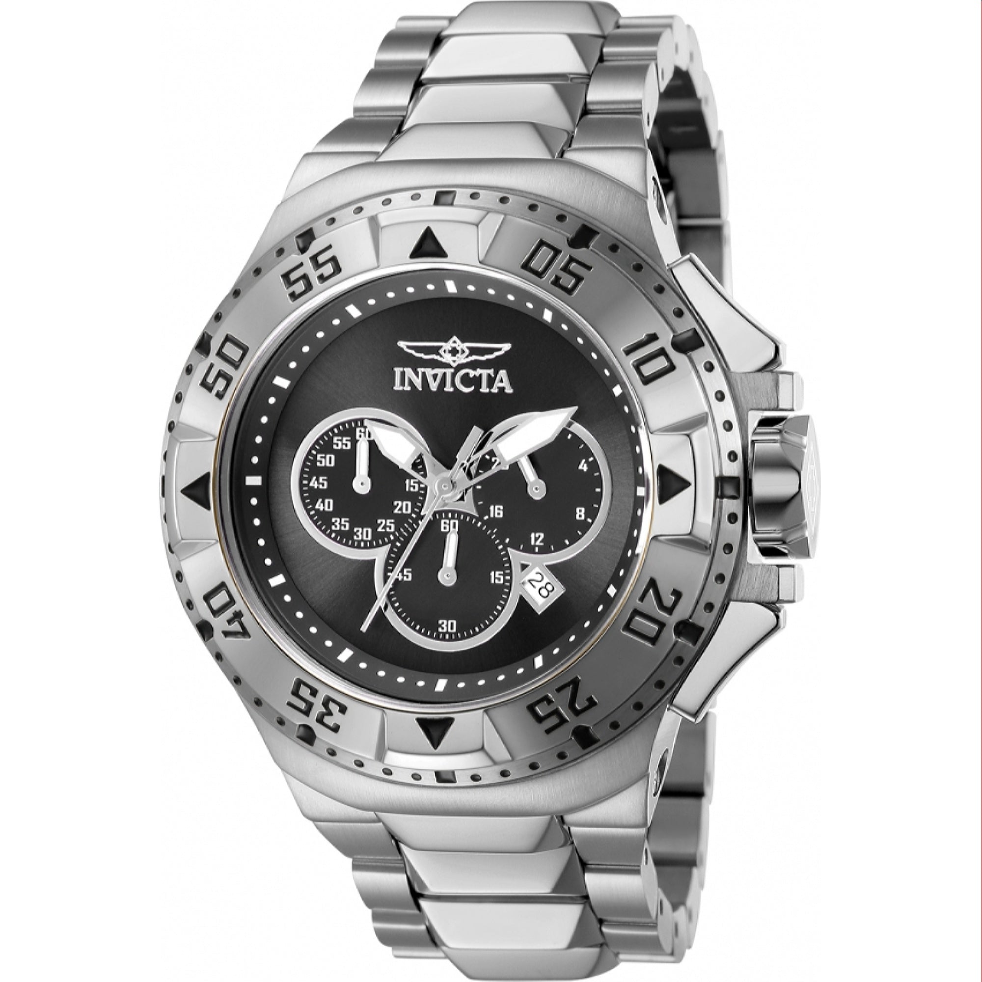 Invicta  Quartz Excursion Black Dial Men's Watch 43644