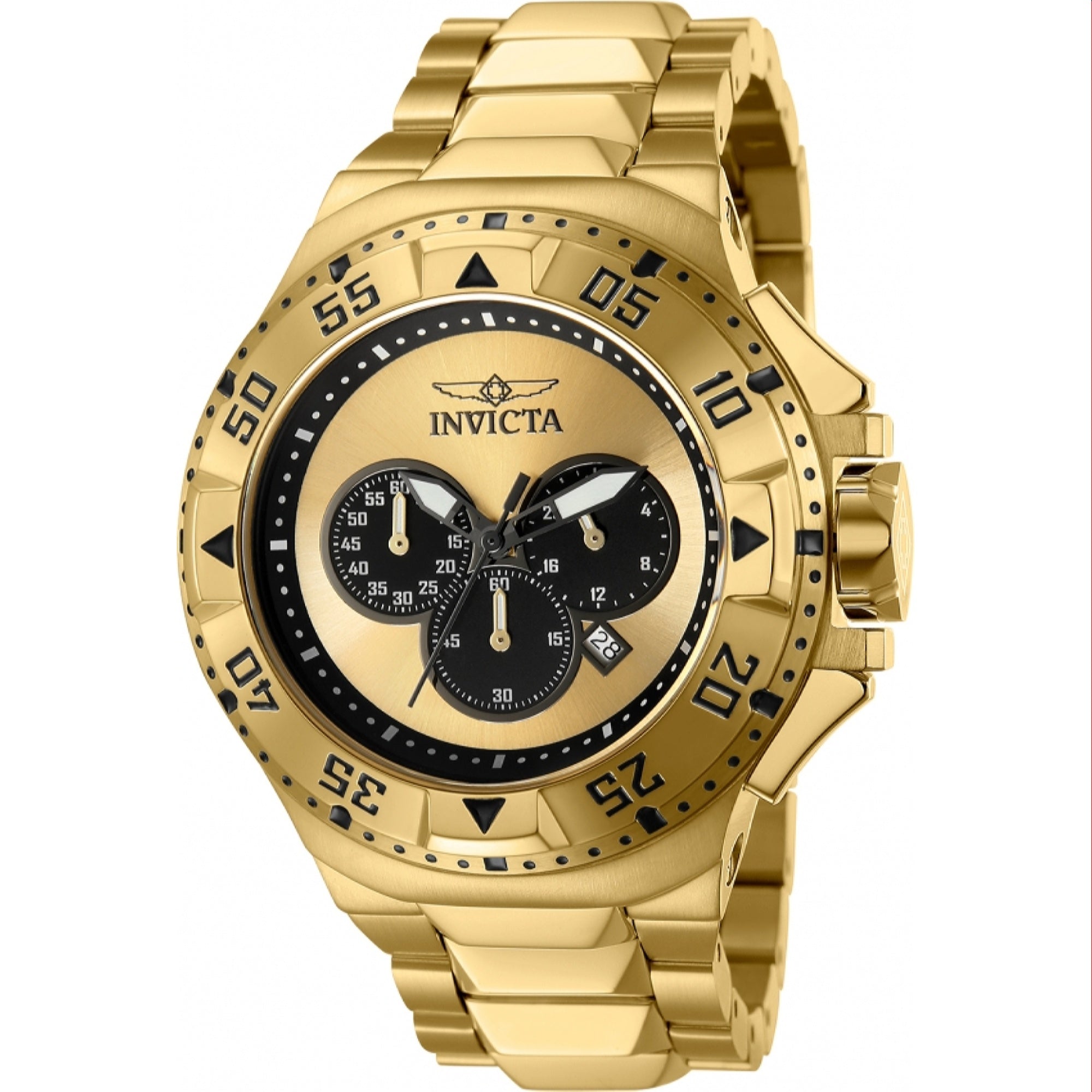 Invicta  Quartz Excursion Gold Dial Men's Watch 43647