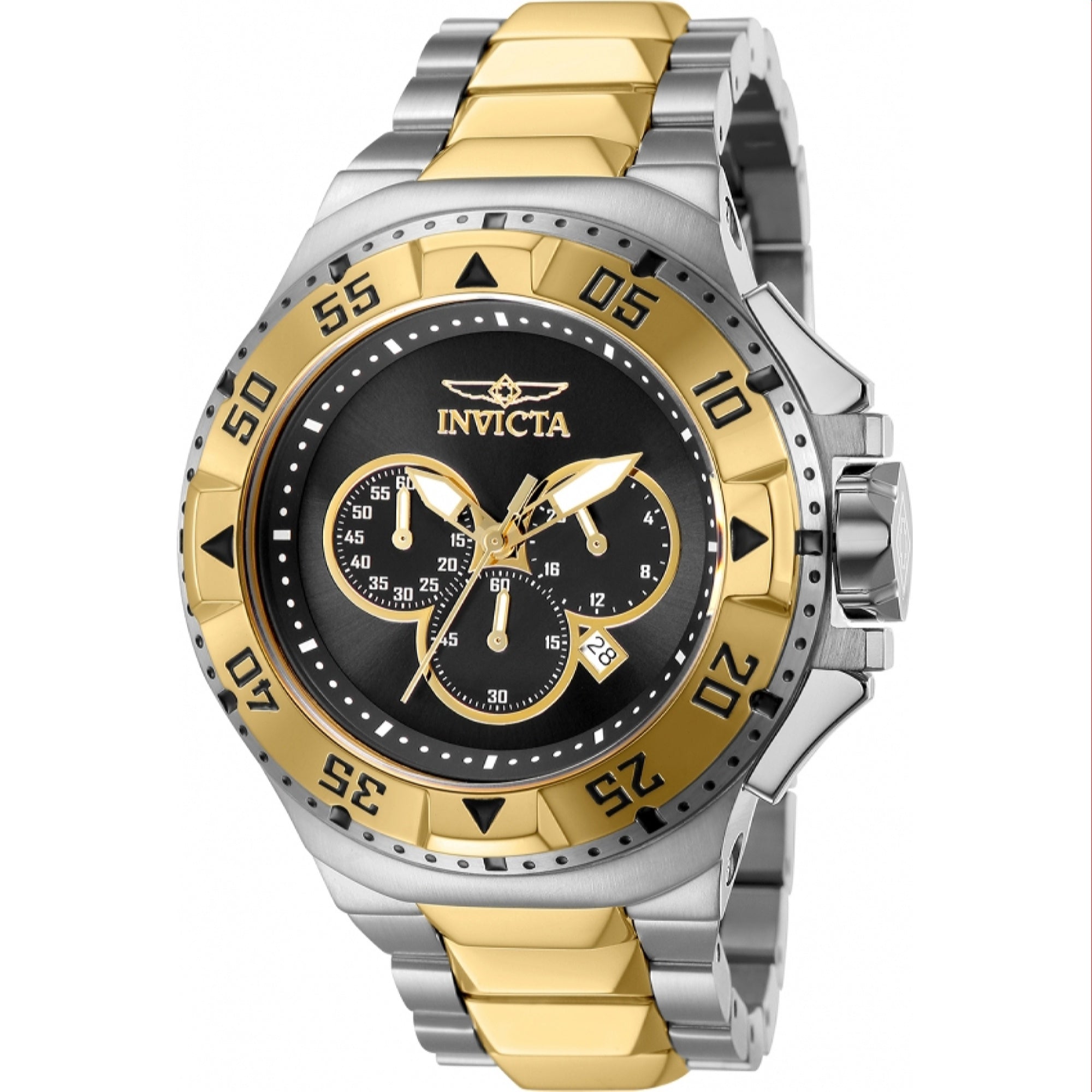 Invicta  Quartz Excursion Black Dial Men's Watch 43649