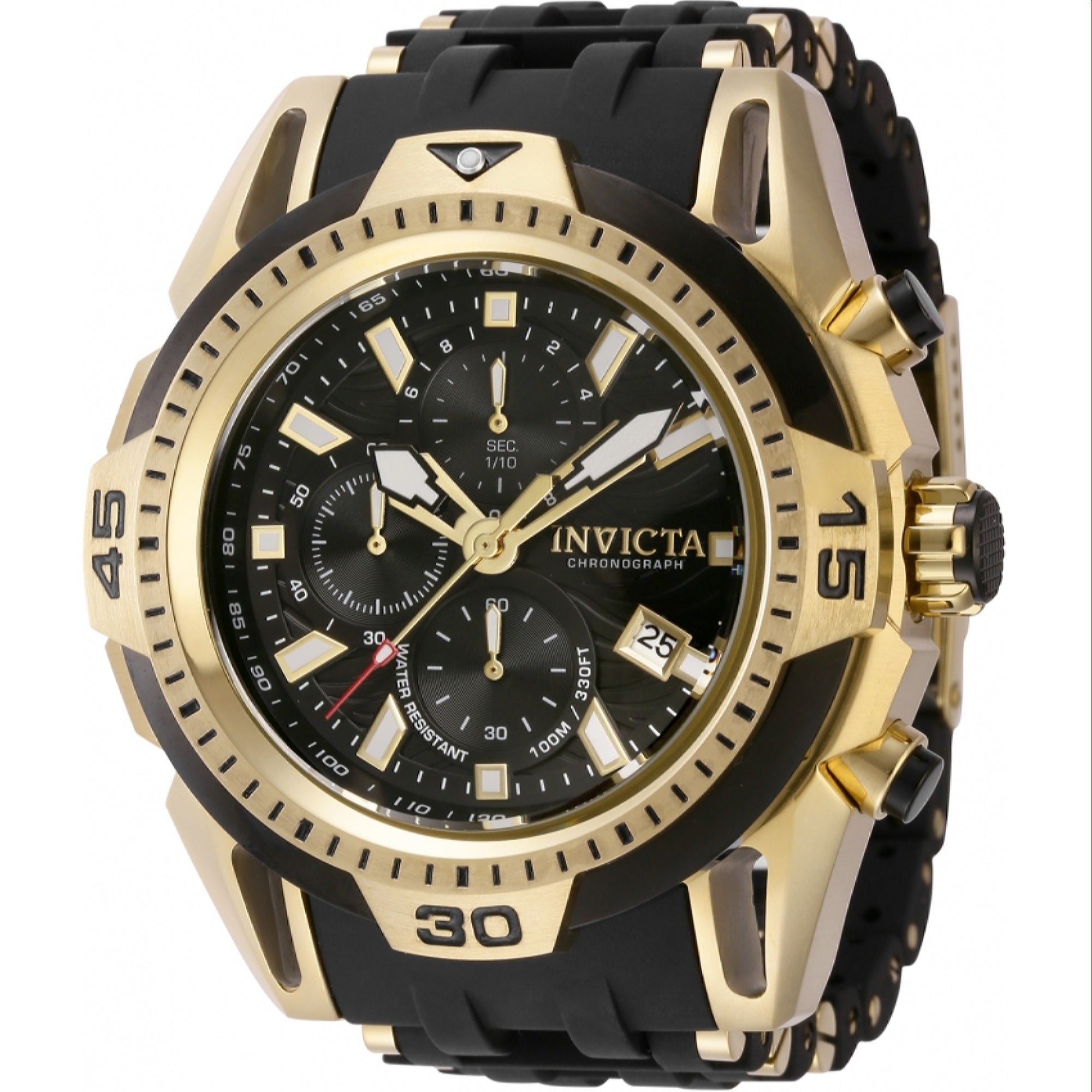 Invicta  Quartz Sea Spider Black Dial Men's Watch 43835