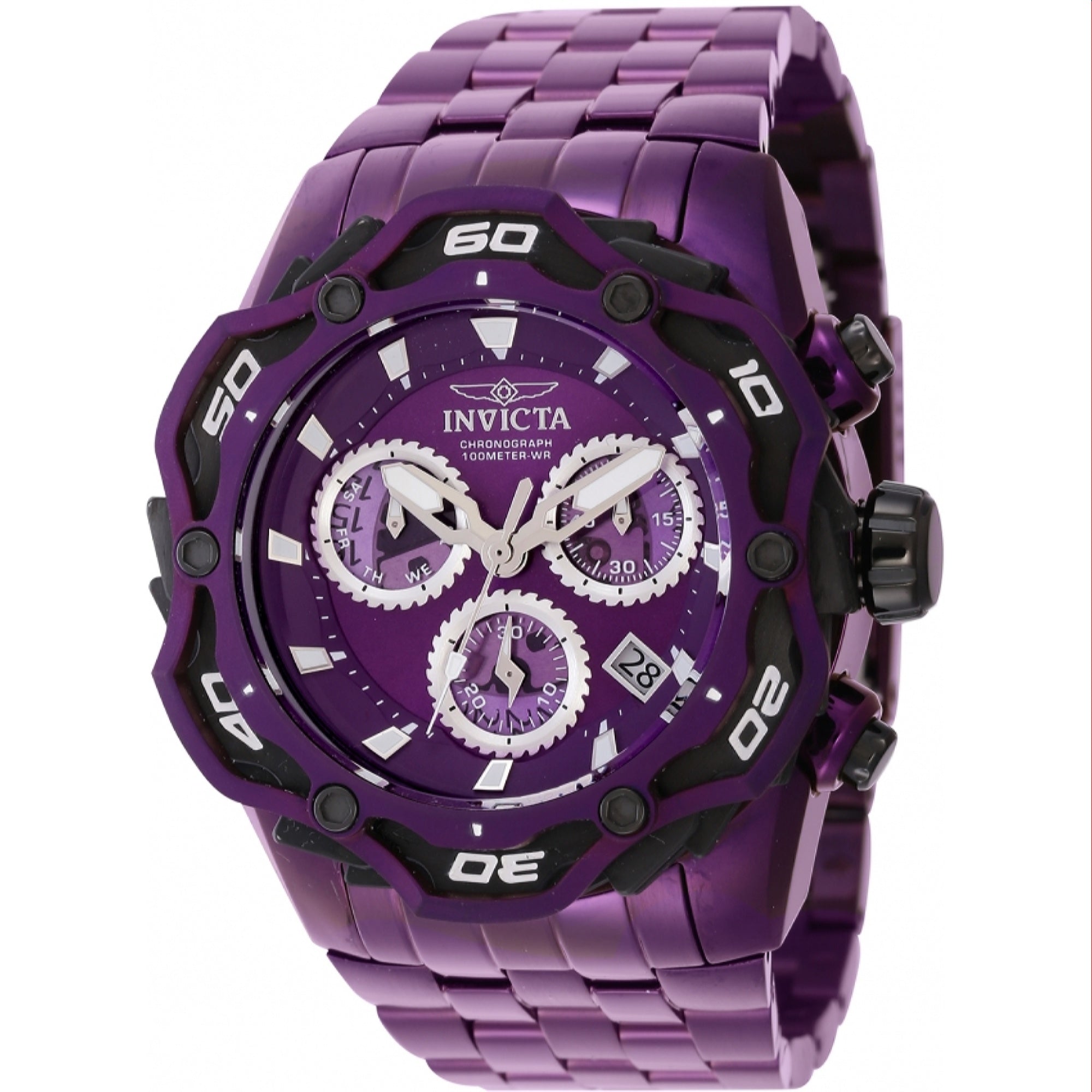 Invicta  Quartz Ripsaw Purple Dial Men's Watch 44093