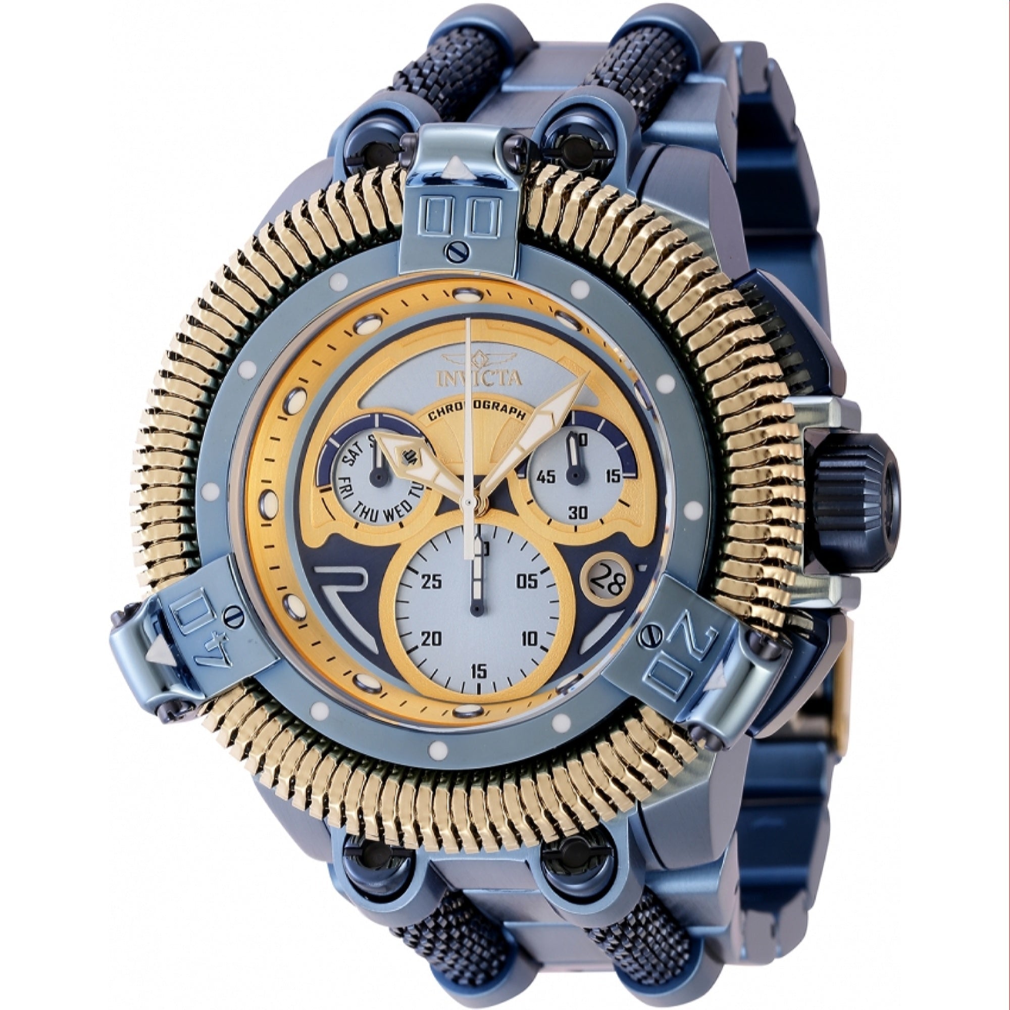 Invicta  Quartz King Python Blue Dial Men's Watch 44307