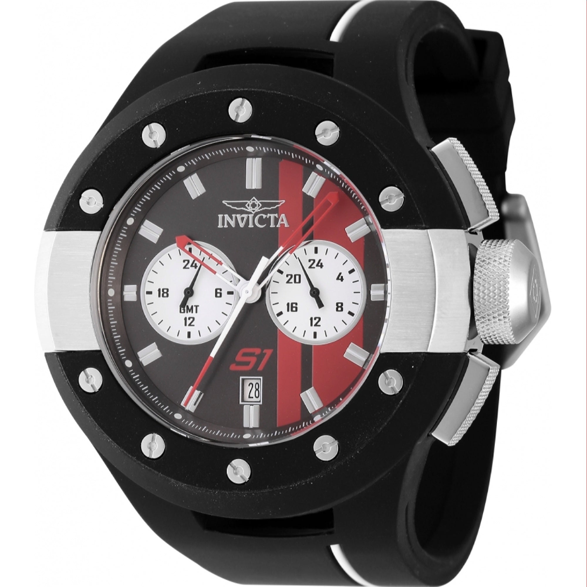 Invicta  Quartz S1 Rally Black Dial Men's Watch 44357