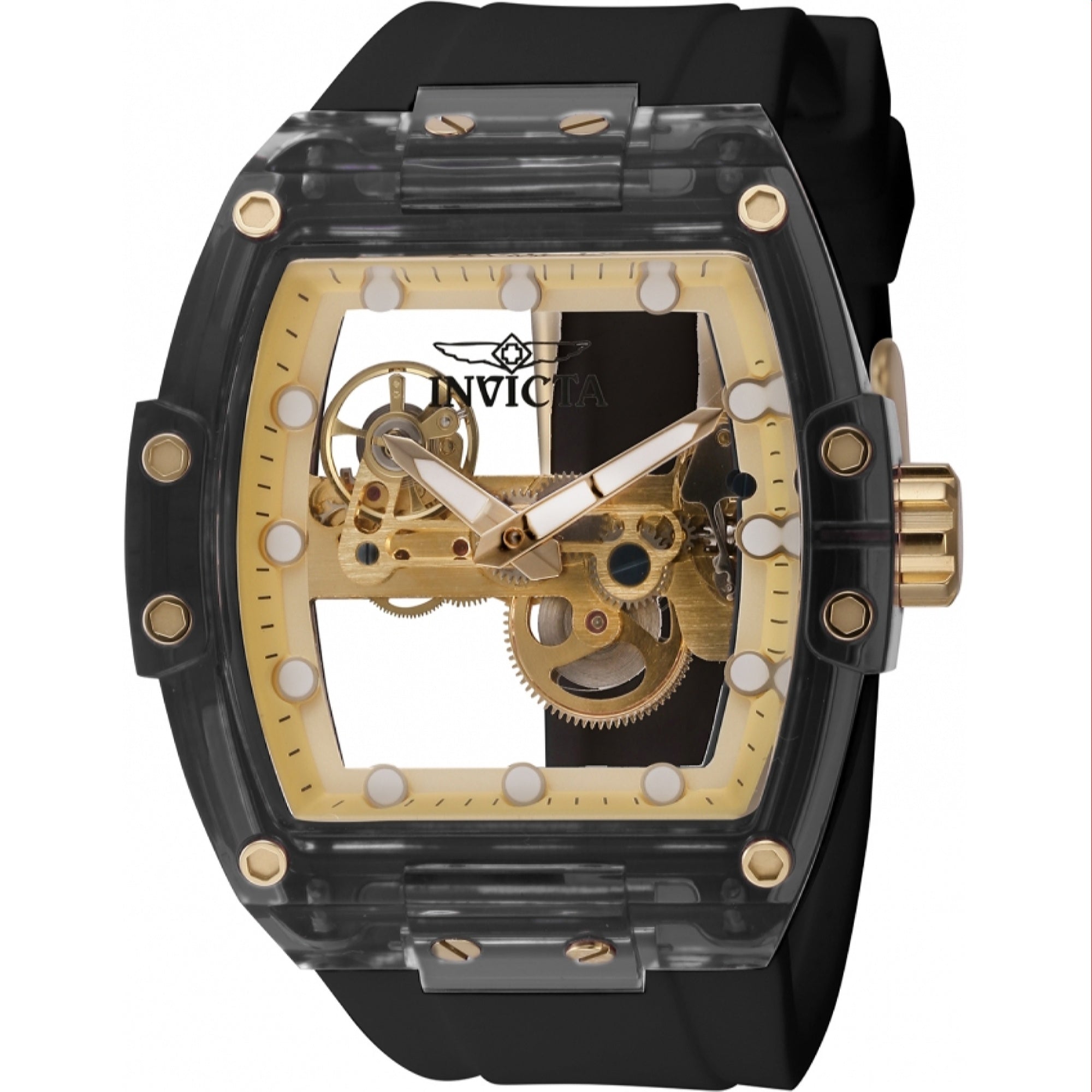 Invicta  Mechanical S1 Rally Diablo Mechanical Gold Dial Men's Watch 44362